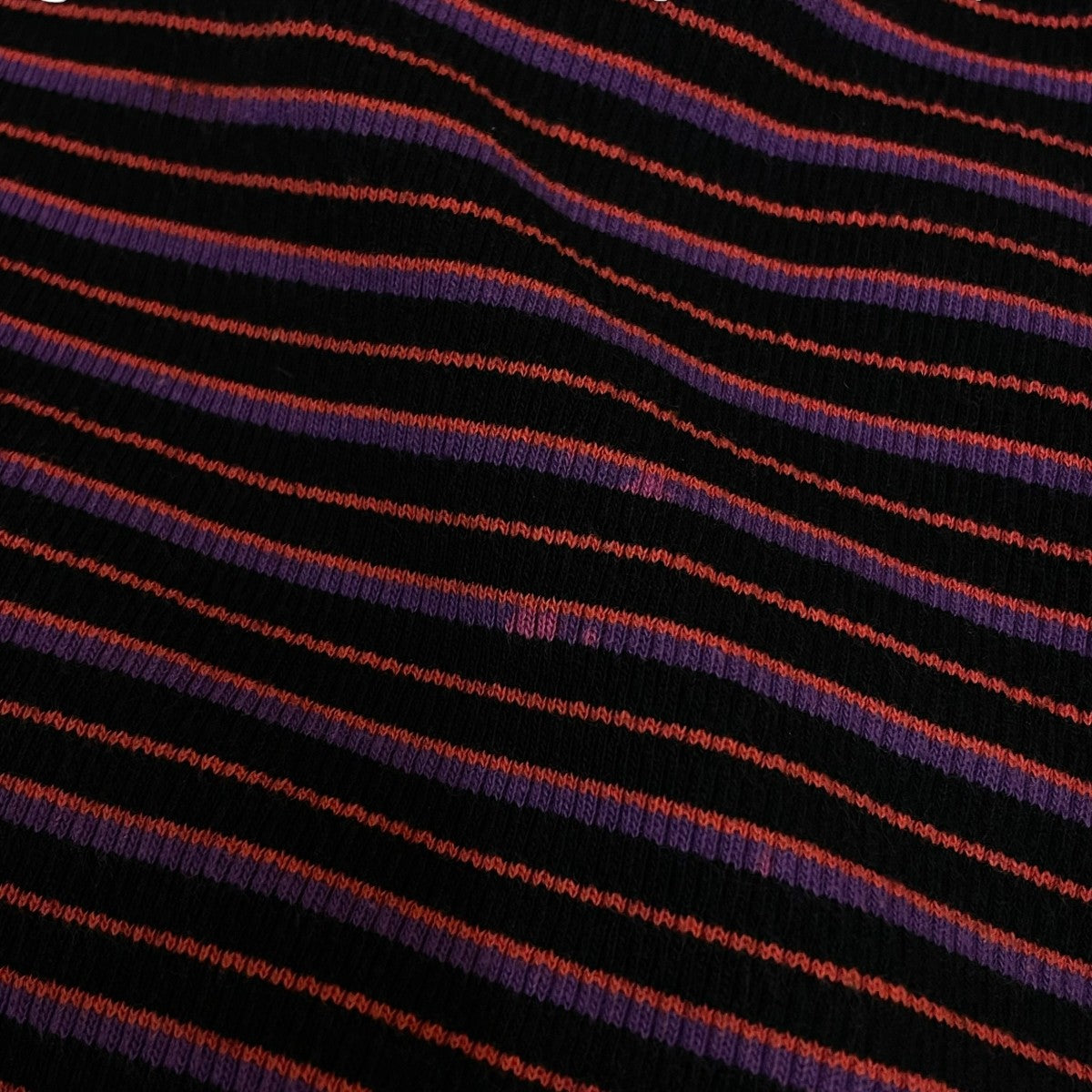 DAIRIKU couple border embroidery tee刺繍 ボーダー コットン 長袖スウェット ロングスリーブカットソー22SS C-10 古着・中古-9枚目のアイテム画像