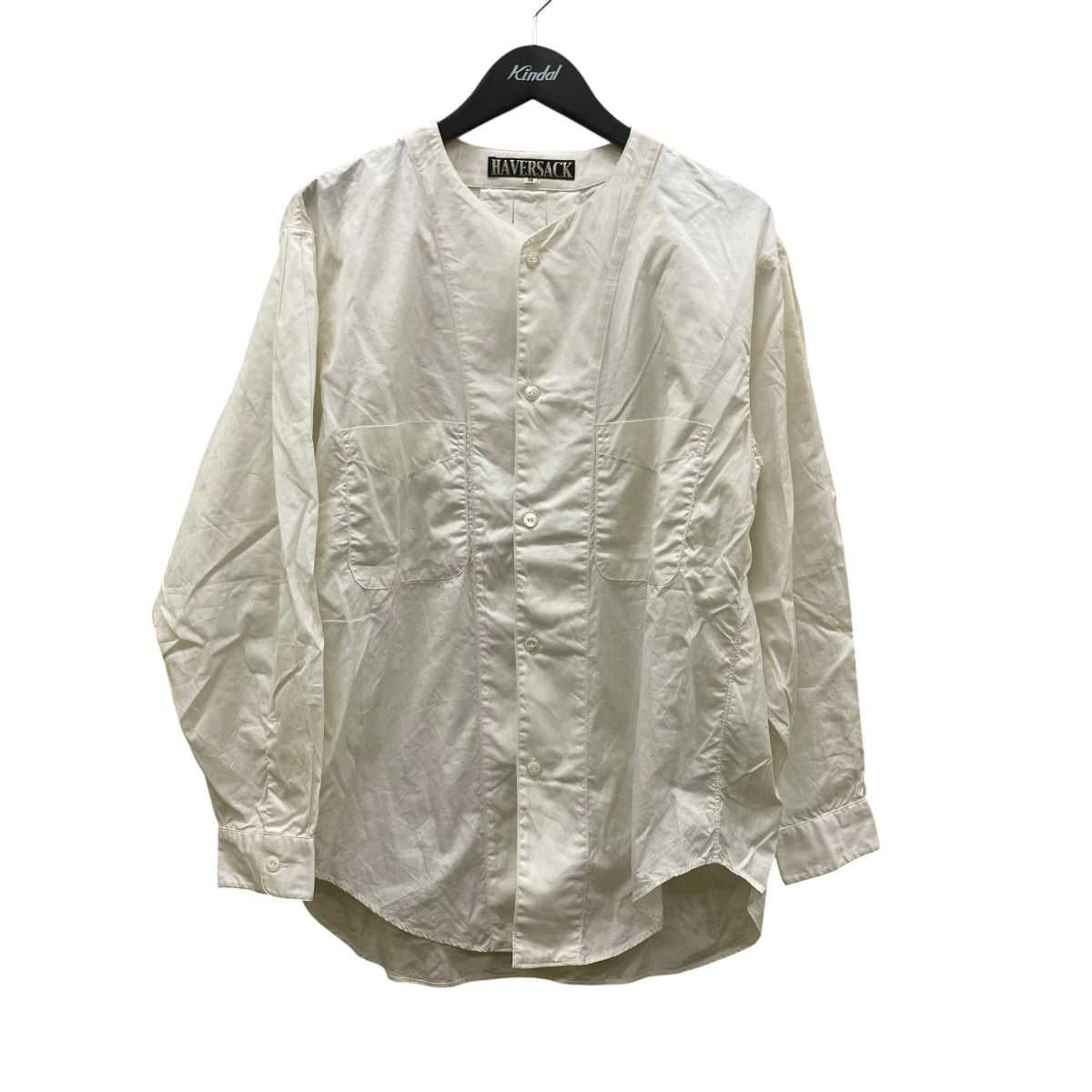HAVERSACK ノーカラーシャツ822240 古着・中古-1枚目のアイテム画像