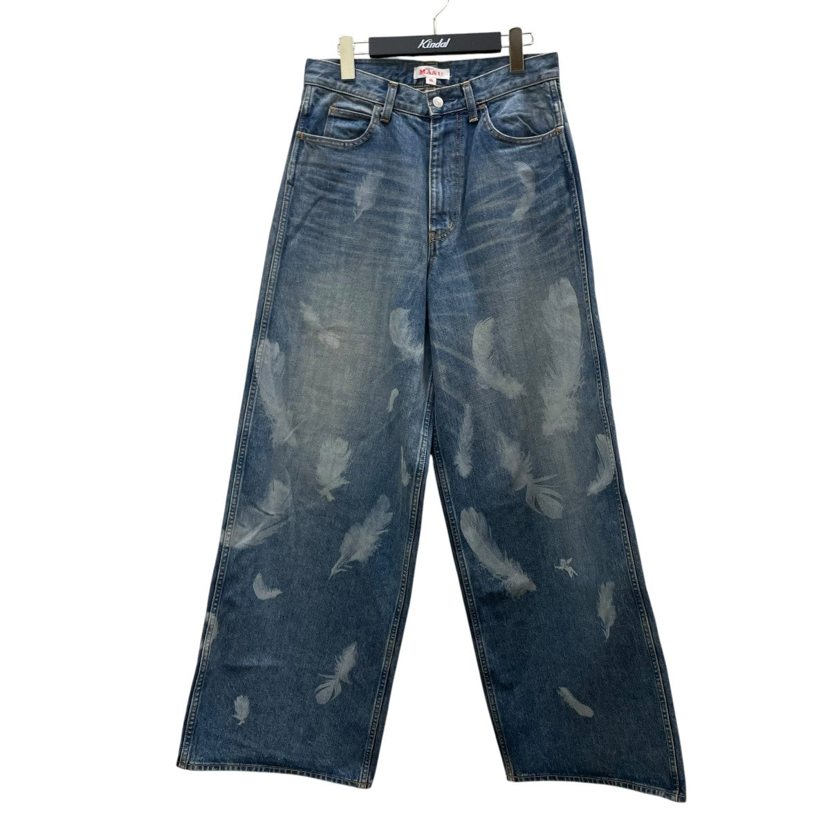 MASU FEATHER BAGGY JEANSデニムパンツMBFW-PTB224L 古着・中古-1枚目のアイテム画像