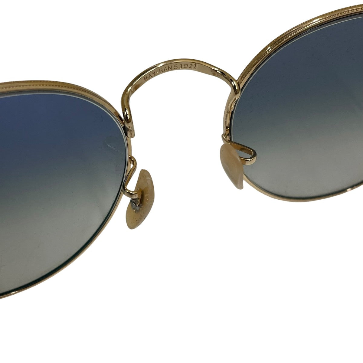 ROUND FLAT LENSESサングラス0RB3447N
