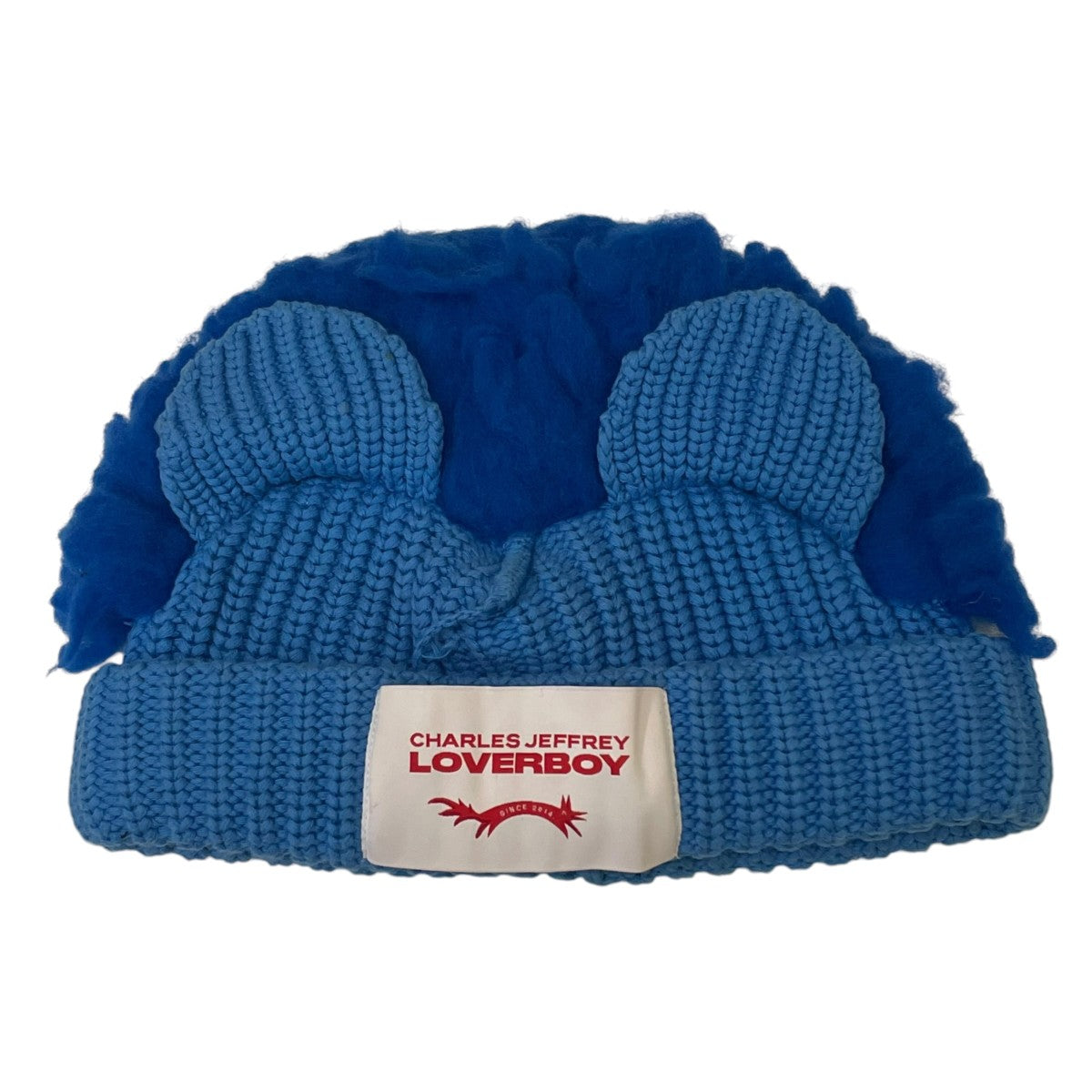 CHARLES JEFFREY LOVERBOY CHUNKY LION BEANIEニットキャップ 古着・中古-1枚目のアイテム画像