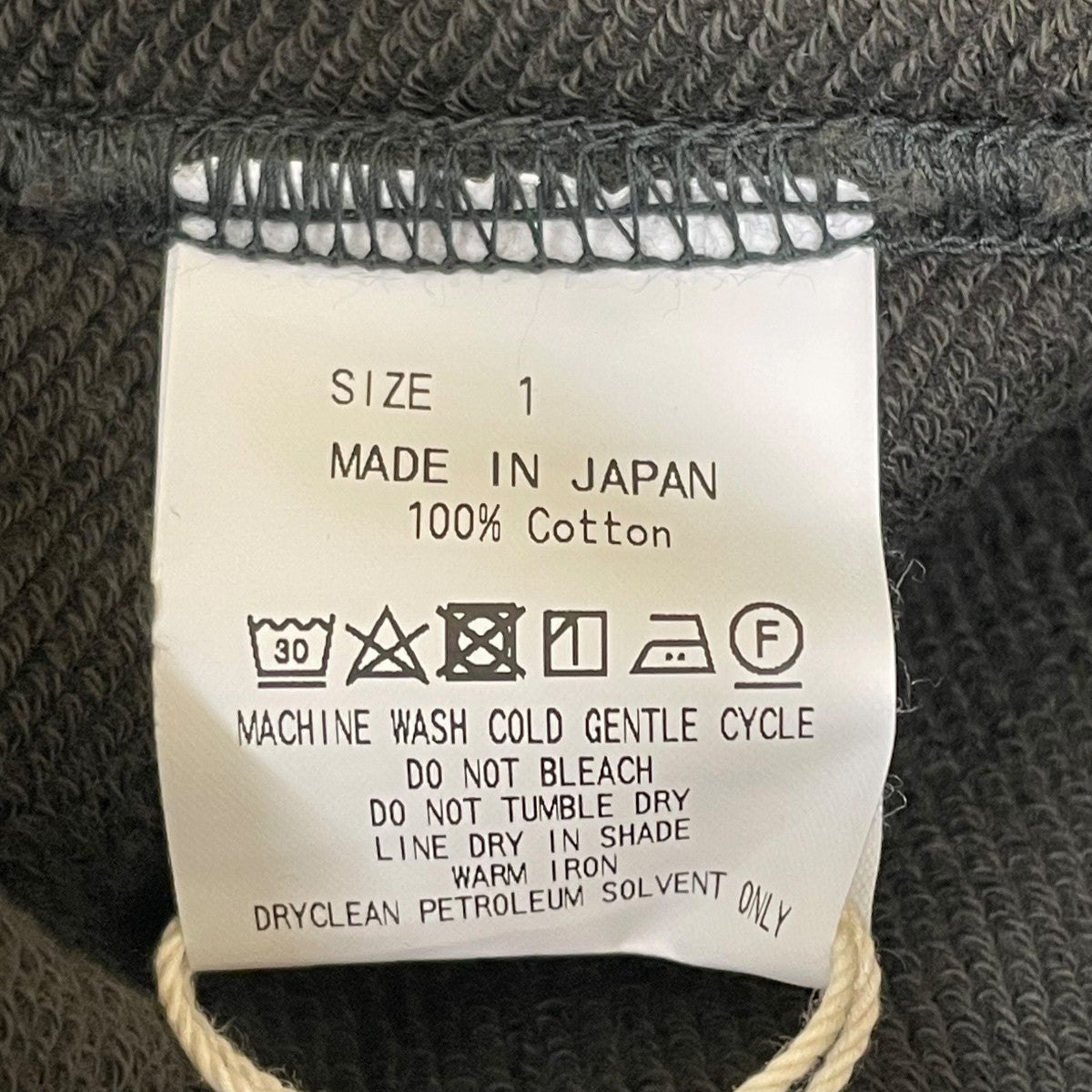 オーガニックコットンヘビー吊裏毛スウェットハーフパンツA25A06PT01B