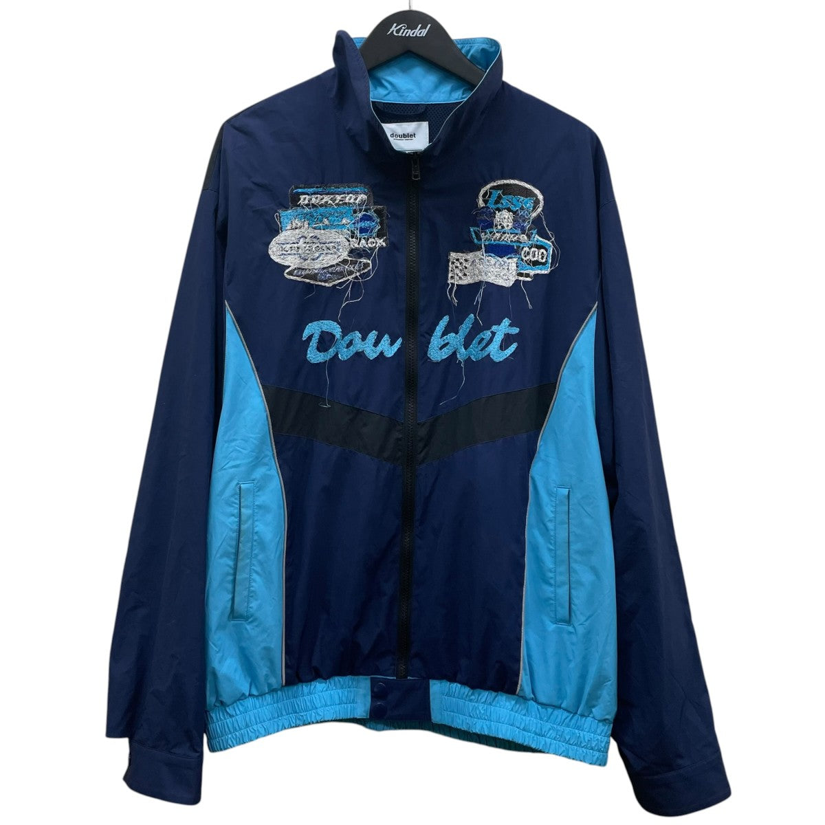 24SSA．I． PATCHES EMBRIDERY TRACK JACKET エーアイ パッチ エンブロイダリー トラックジャケット刺繍ワッペン ナイロンジャケット24SS06BL183