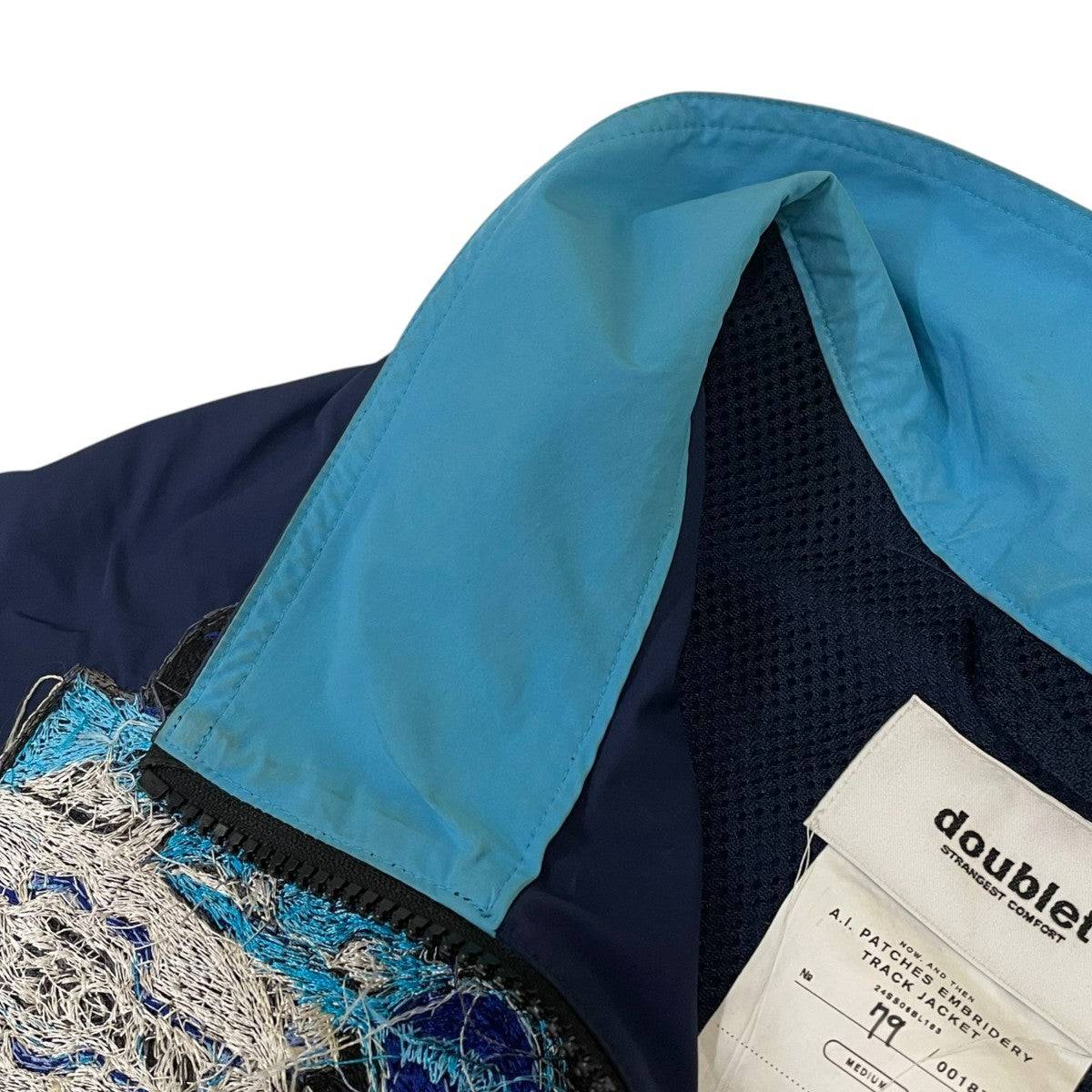 24SSA．I． PATCHES EMBRIDERY TRACK JACKET エーアイ パッチ エンブロイダリー トラックジャケット刺繍ワッペン ナイロンジャケット24SS06BL183