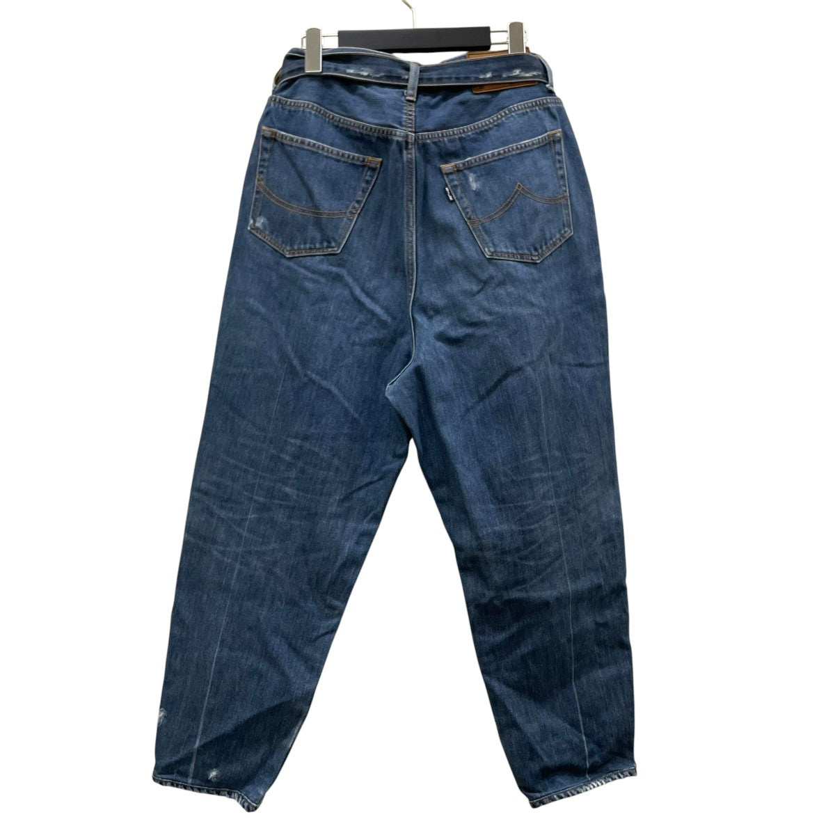 doublet DAMAGED SILK DENIM PANTSデニムパンツ21SS05PT146 古着・中古-2枚目のアイテム画像