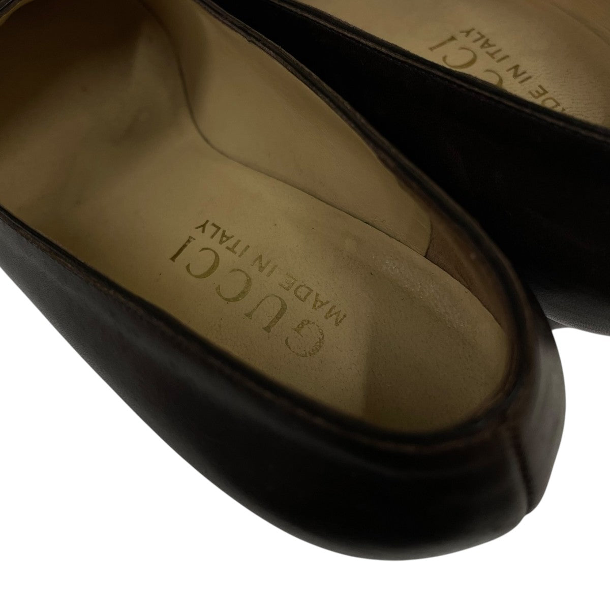 GUCCI(グッチ) ホースビット 革靴 パンプス ブラウン サイズ 4 1/2