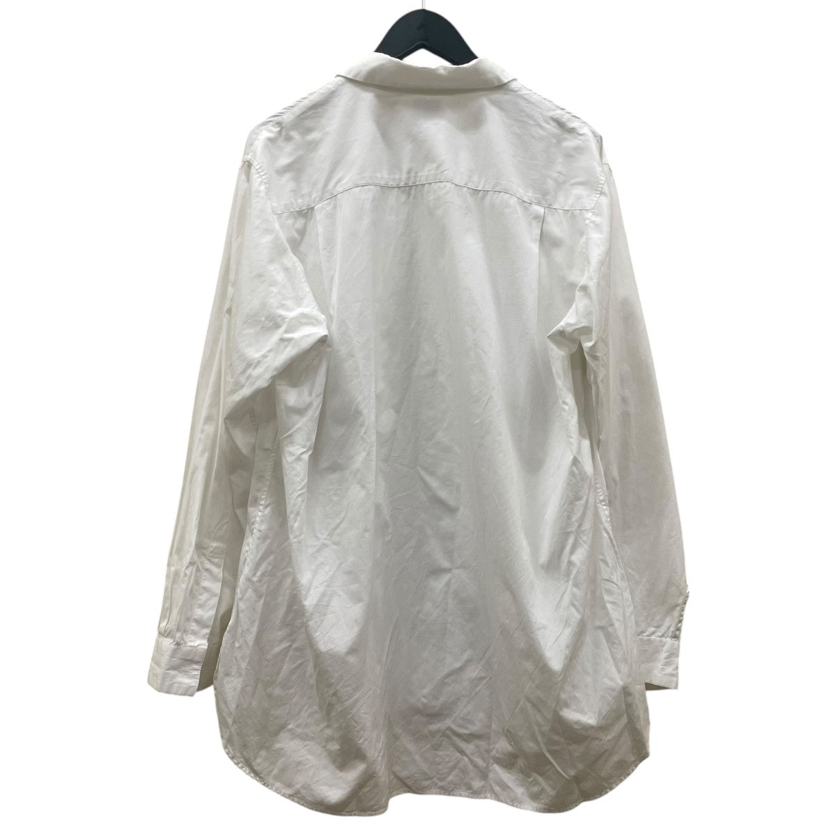 YOHJI YAMAMOTO SUIT BROAD CDH OPEN COLLAR SHIRTオープンカラー 長袖シャツ コットンシャツHC B91 050 古着・中古-2枚目のアイテム画像