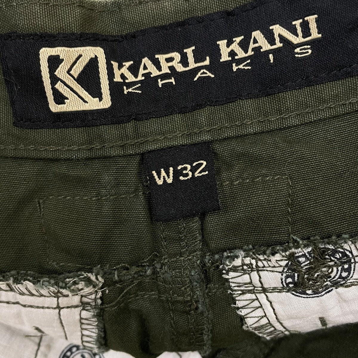 KARL KANI コットン ミリタリー カーゴパンツ ワイドパンツ 古着・中古-6枚目のアイテム画像