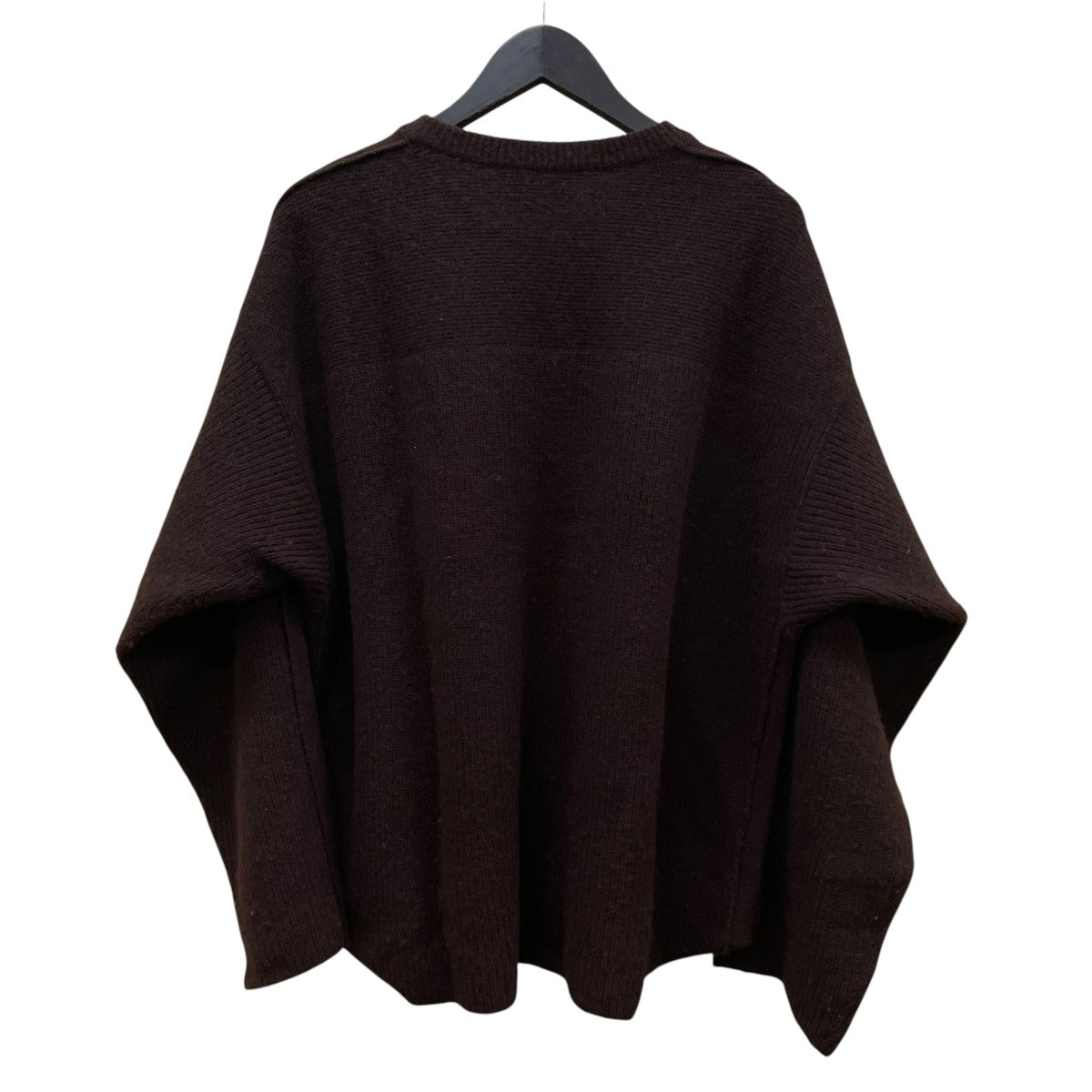 YOKE ALPACA WOOL CARDIGAN RIB STITCH KNITクルーネックニットYK19AW0065S 古着・中古-2枚目のアイテム画像