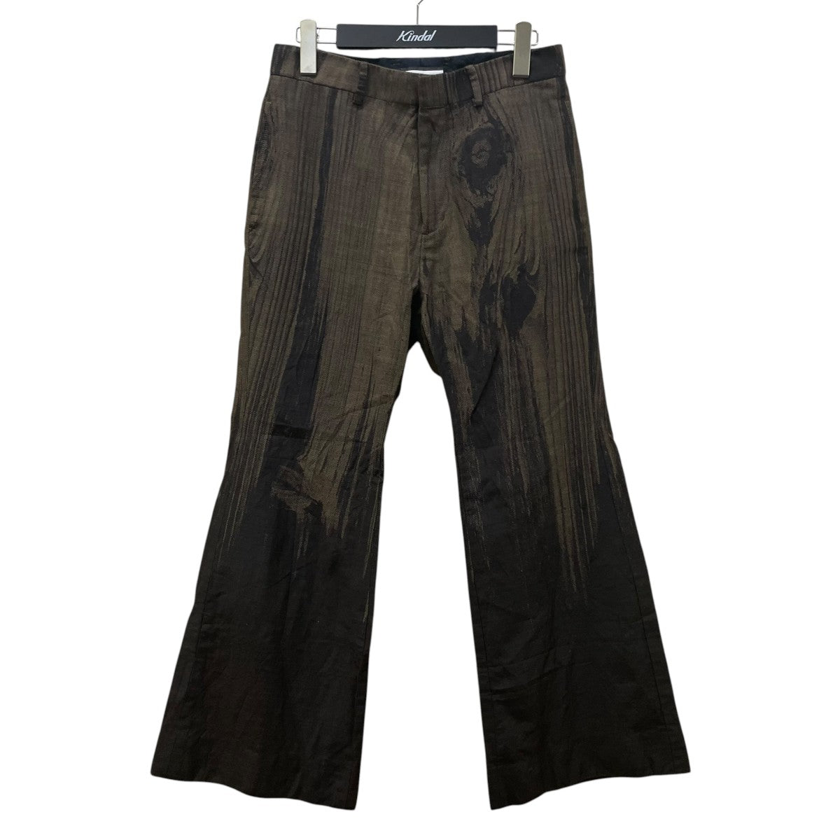 TAAKK 総柄 薄手 フレアパンツ ウールパンツTA20AW PT008 古着・中古-1枚目のアイテム画像