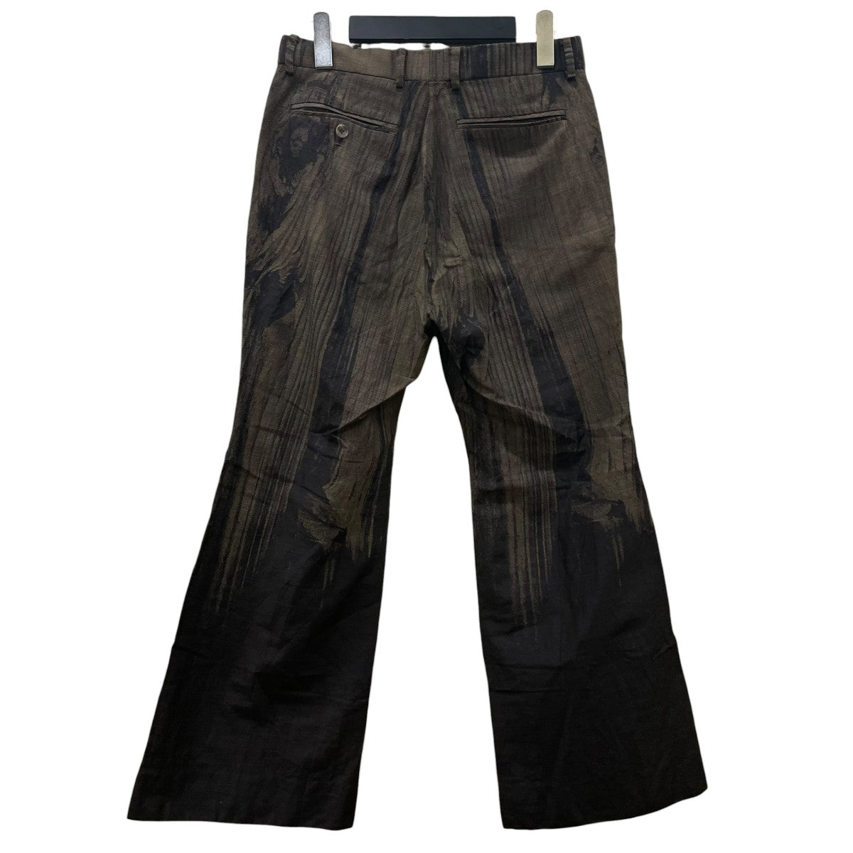 TAAKK 総柄 薄手 フレアパンツ ウールパンツTA20AW PT008 古着・中古-2枚目のアイテム画像