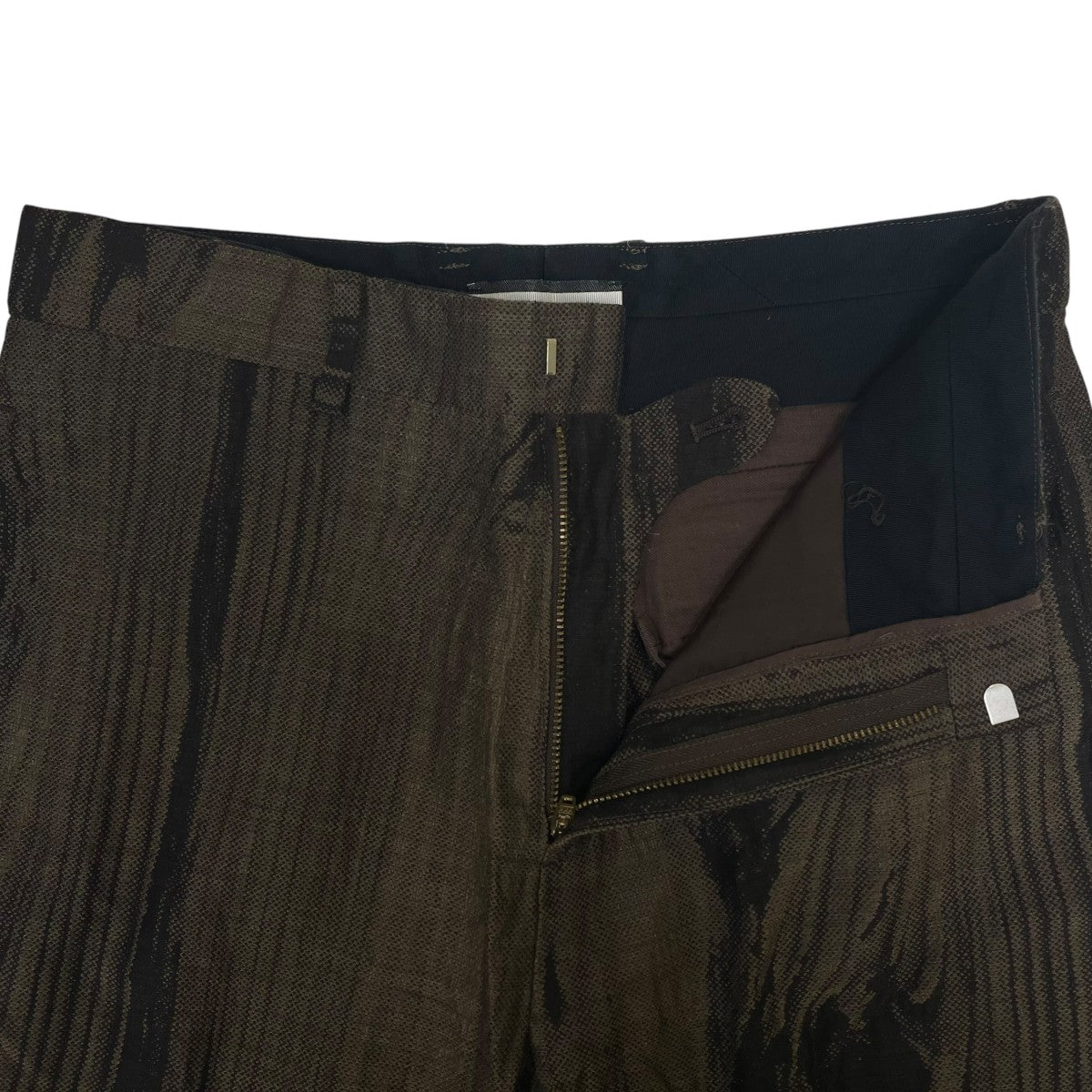 TAAKK 総柄 薄手 フレアパンツ ウールパンツTA20AW PT008 古着・中古-4枚目のアイテム画像