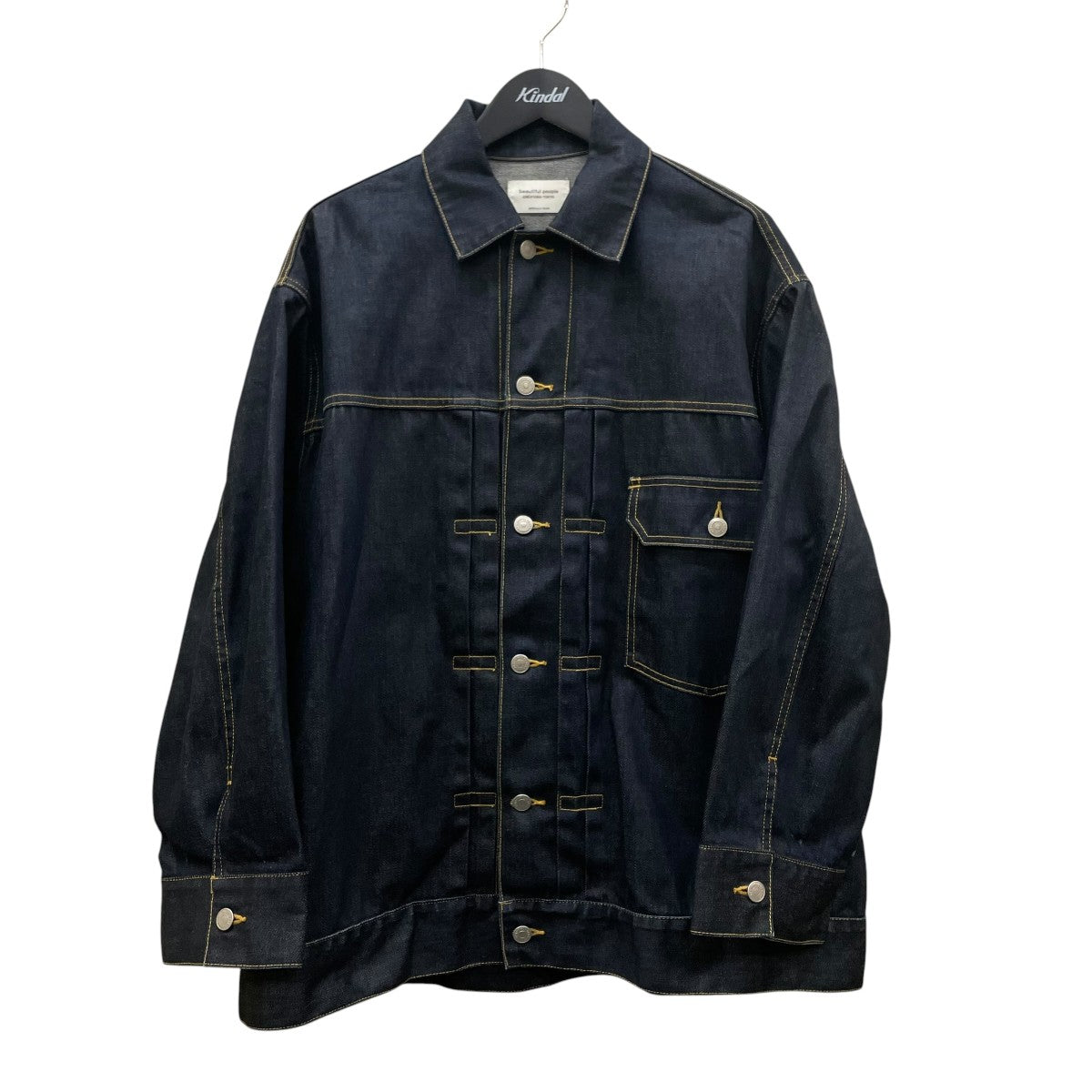 beautiful people selvedge denim big blousonデニムジャケット1000102017 古着・中古-1枚目のアイテム画像