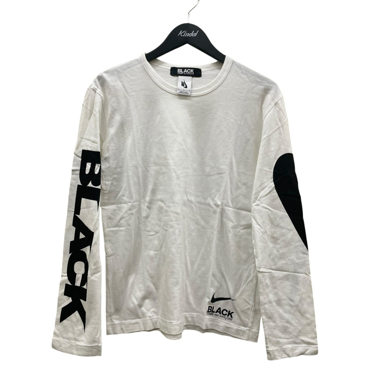 BLACK COMME des GARCONS×NIKE AD2018ロングスリーブTシャツ1A T107 古着・中古-1枚目のアイテム画像