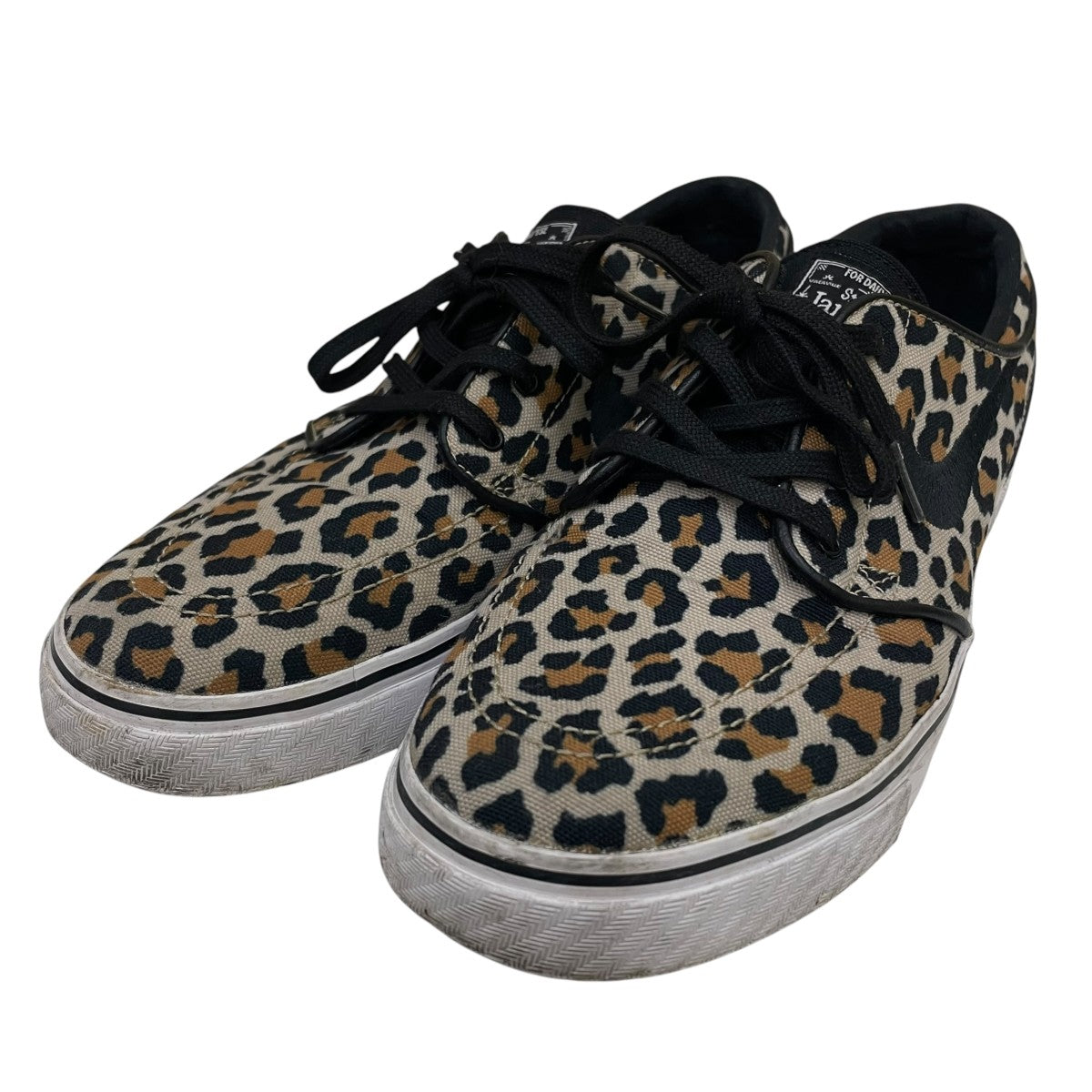 SB JANOSKI CNVS OG QSヒョウ柄 キャンバス生地 刺繍 ローカットスニーカーDA7074-200