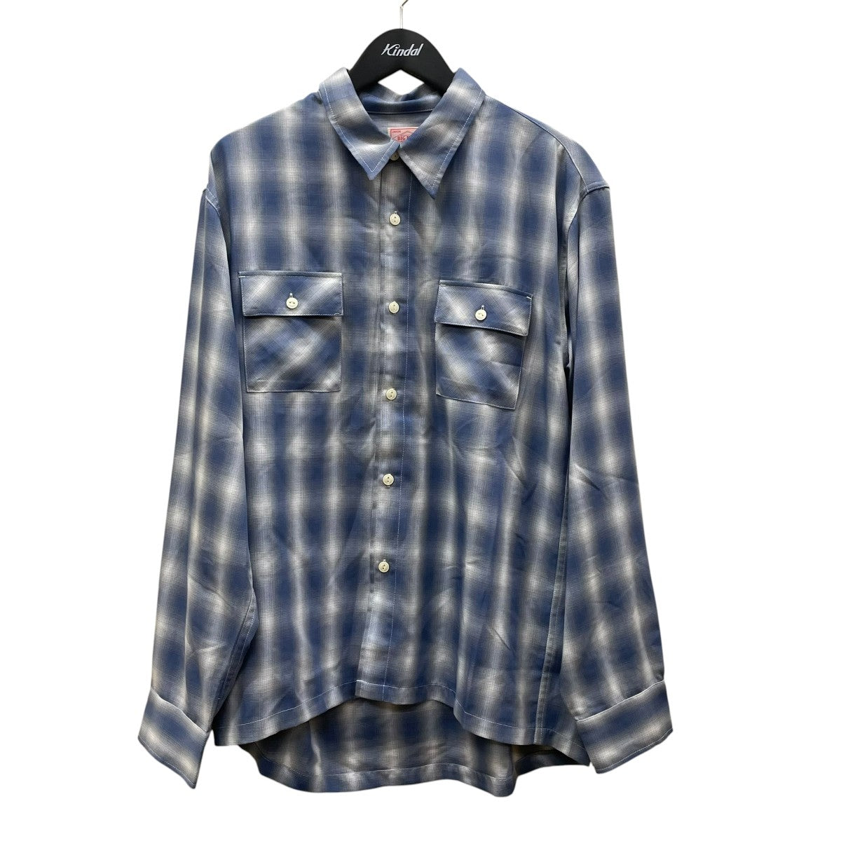 BIG MIKE OMBLE CHECK L S SHIRTS長袖シャツ102425012 古着・中古-1枚目のアイテム画像