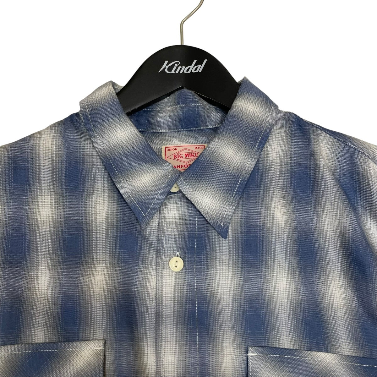 BIG MIKE OMBLE CHECK L S SHIRTS長袖シャツ102425012 古着・中古-3枚目のアイテム画像
