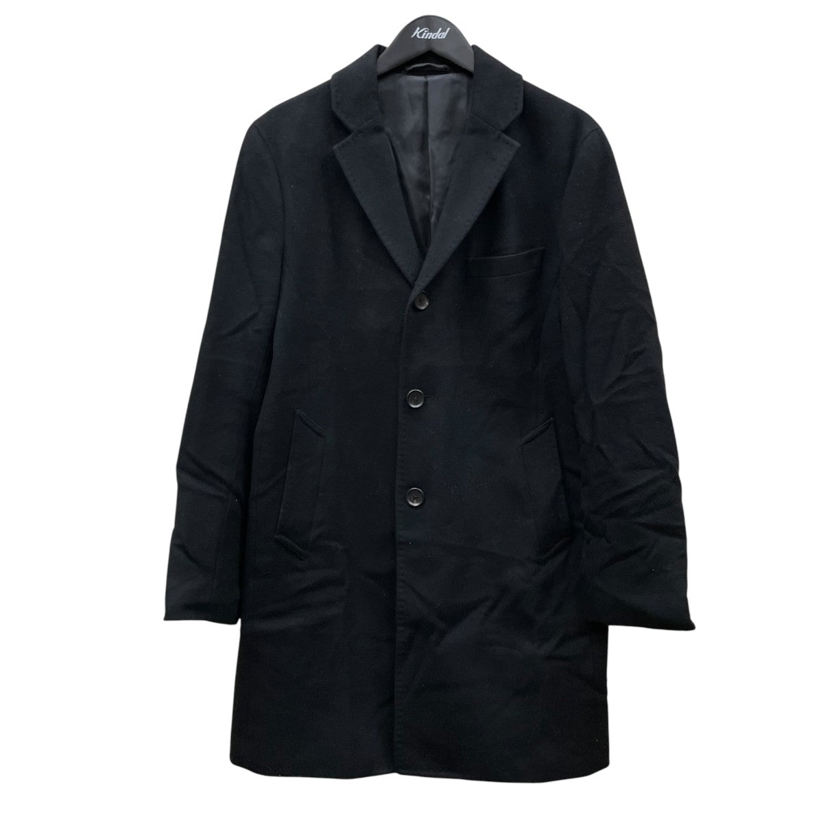 SUIT SELECT NEW ZEALAND WOOLチェスターコートBLG1810 古着・中古-1枚目のアイテム画像