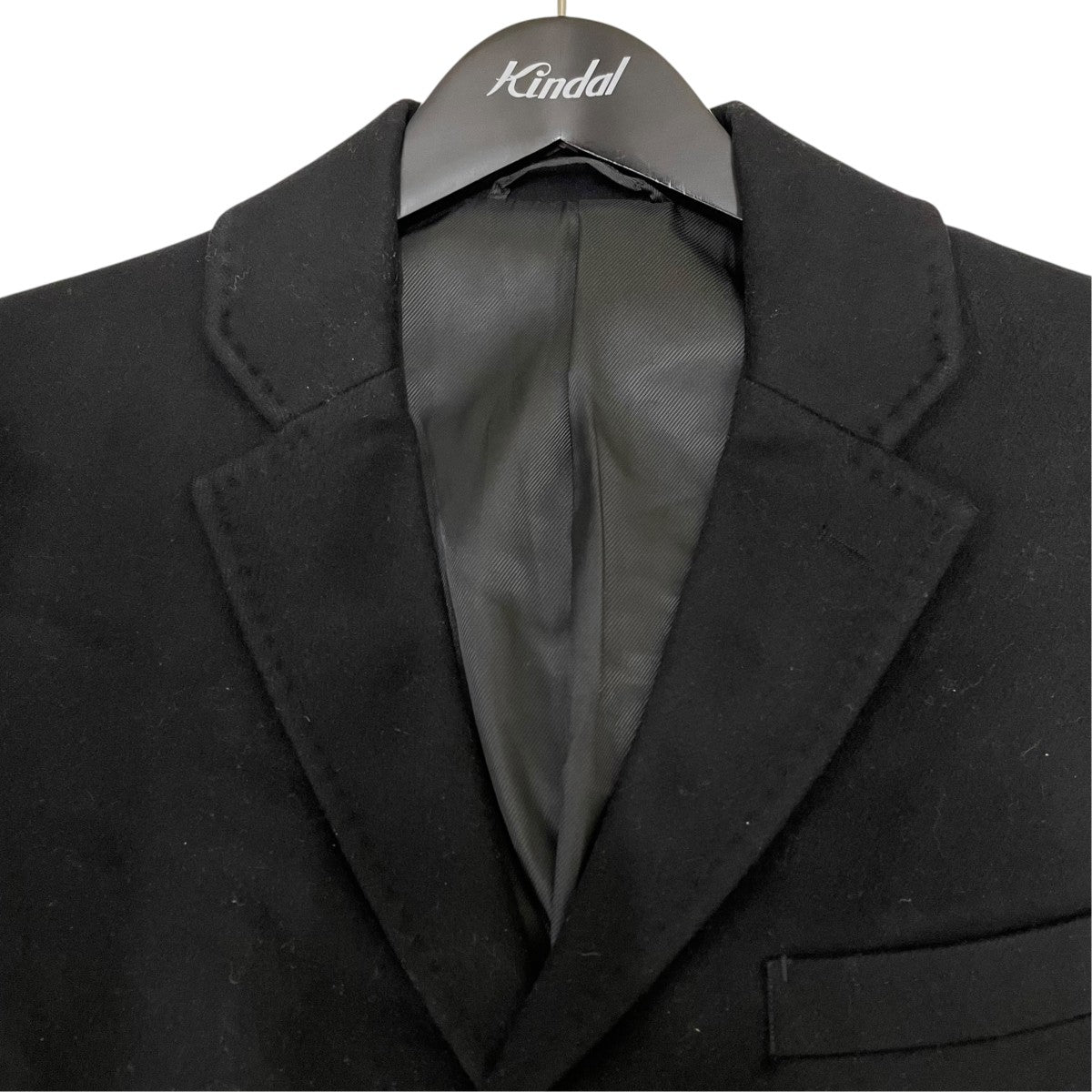 SUIT SELECT NEW ZEALAND WOOLチェスターコートBLG1810 古着・中古-3枚目のアイテム画像