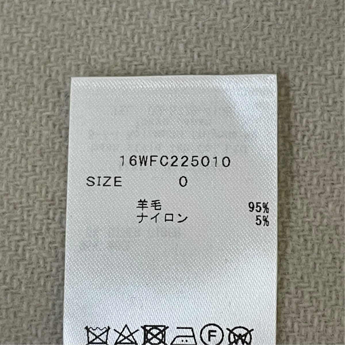 styling／ コクーンノースリーブリバーコートノースリーブコート16WFC225010 古着・中古-4枚目のアイテム画像