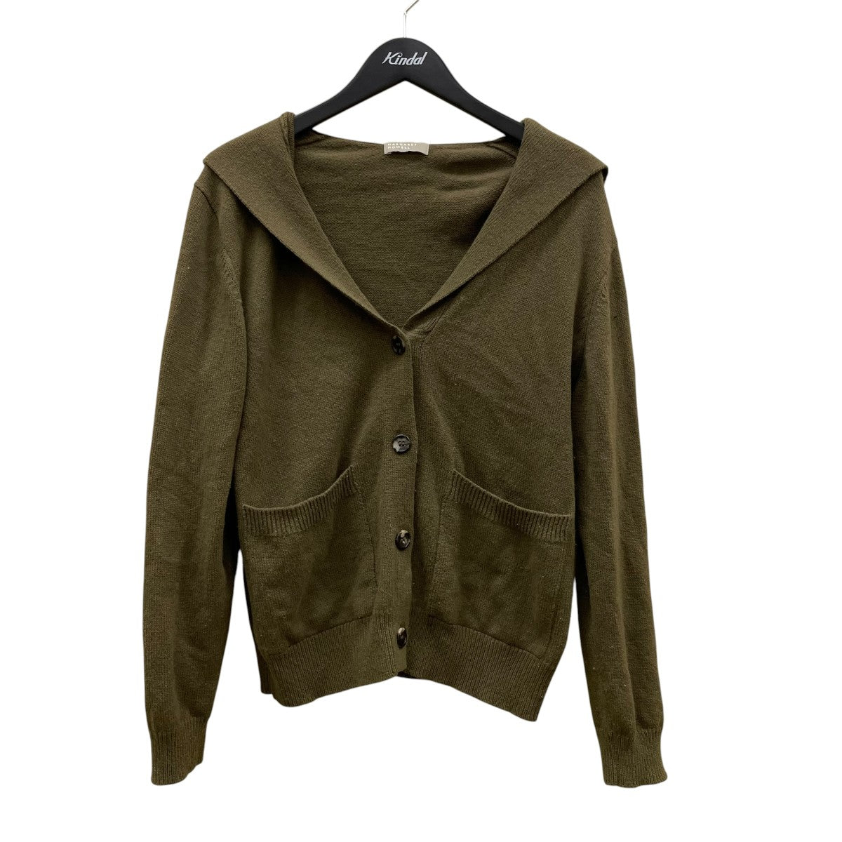 21AWWOOL COTTON TWISTニットカーディガン578-1164003