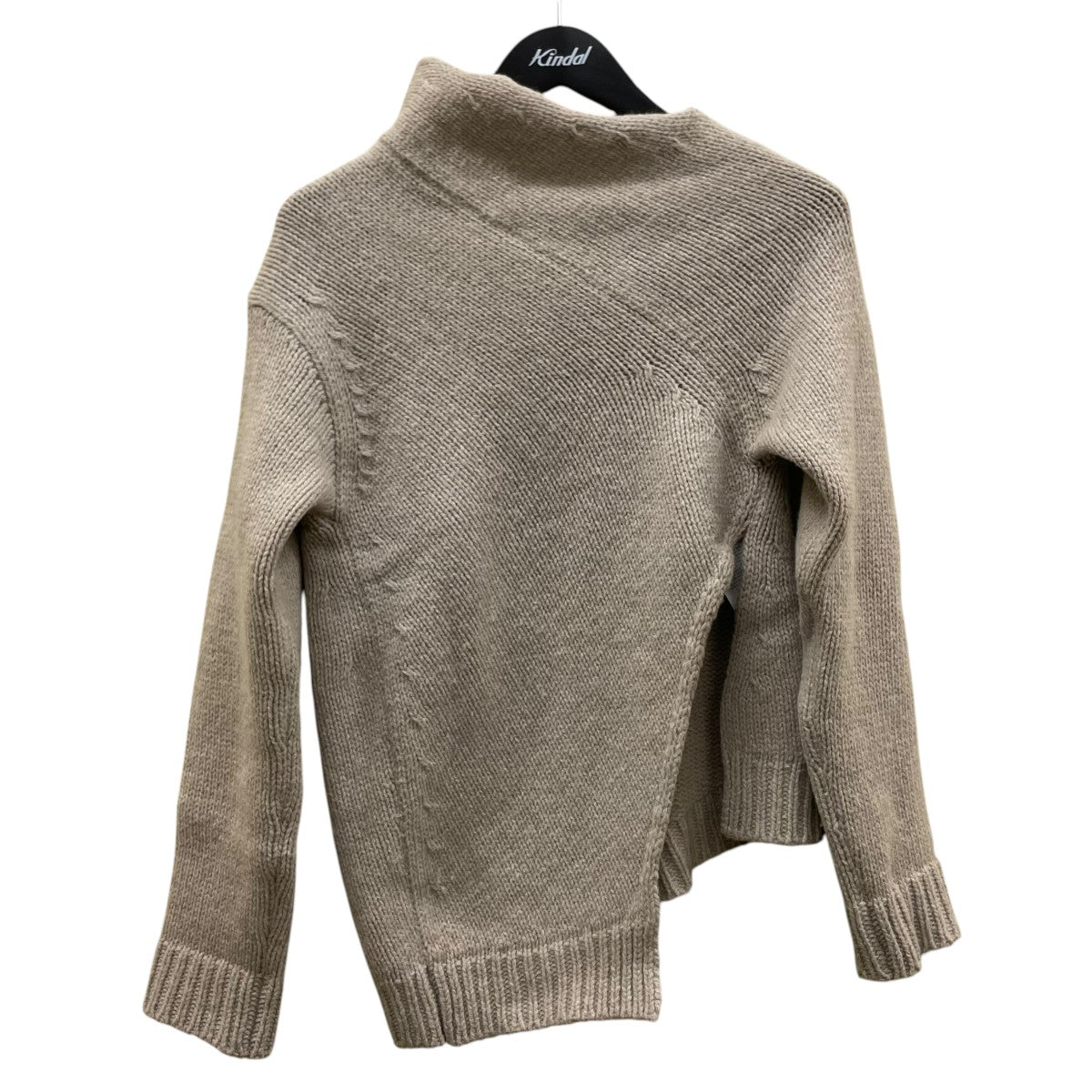 20AWAsymmetrical sweater アシンメトリカルセーター変形 ウールニットJSPT751052