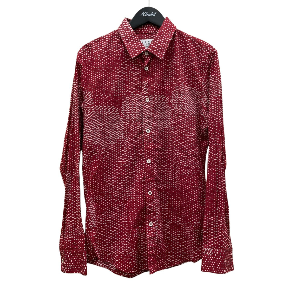 Maison Margiela 14AWスリム総柄 ドット柄 長袖シャツ コットンシャツS50DL0241 古着・中古-1枚目のアイテム画像
