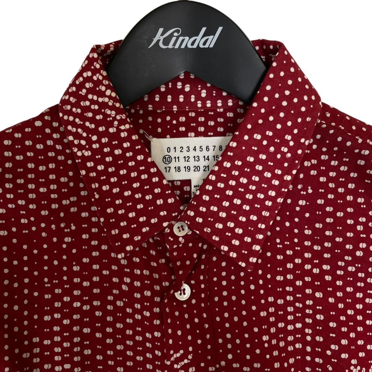 Maison Margiela 14AWスリム総柄 ドット柄 長袖シャツ コットンシャツS50DL0241 古着・中古-3枚目のアイテム画像
