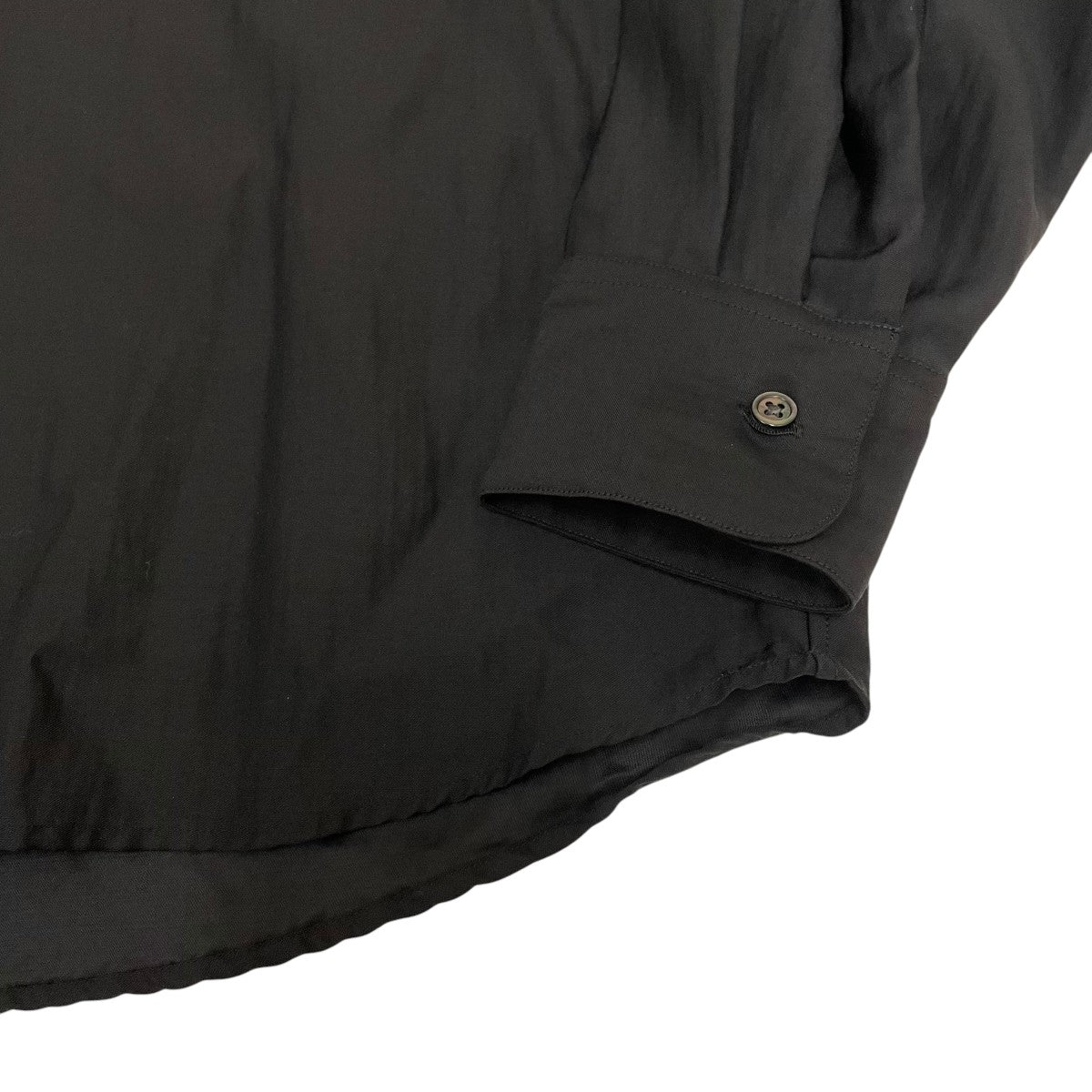Graphpaper Wool Cupro Skipper ShirtスキッパーシャツGU241 50075 古着・中古-4枚目のアイテム画像