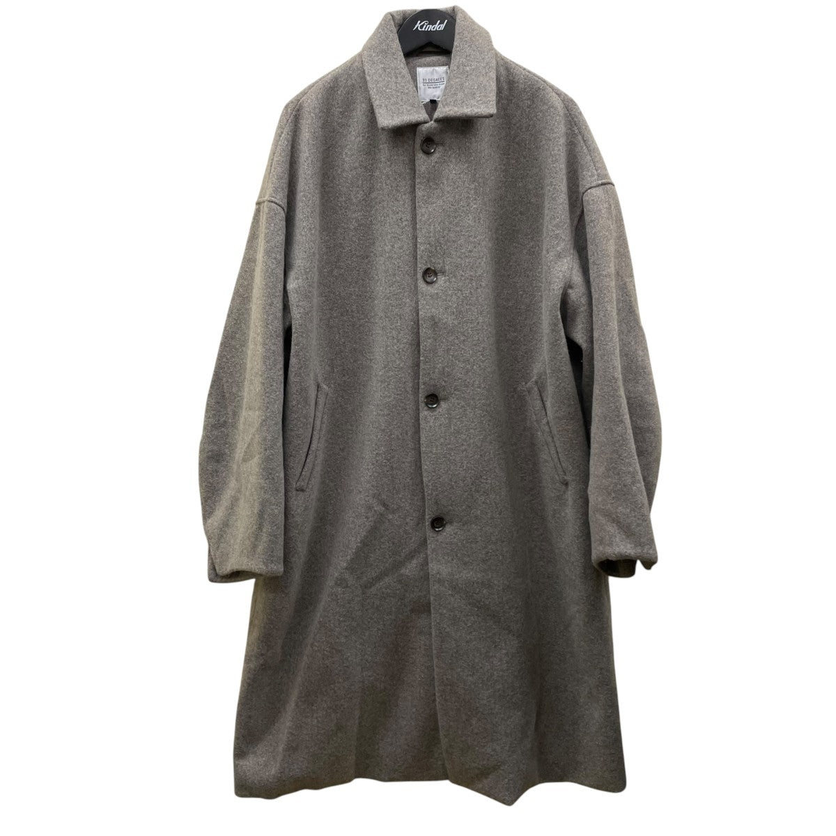 33 DEGREES ステンカラーコート860056IN 古着・中古-1枚目のアイテム画像