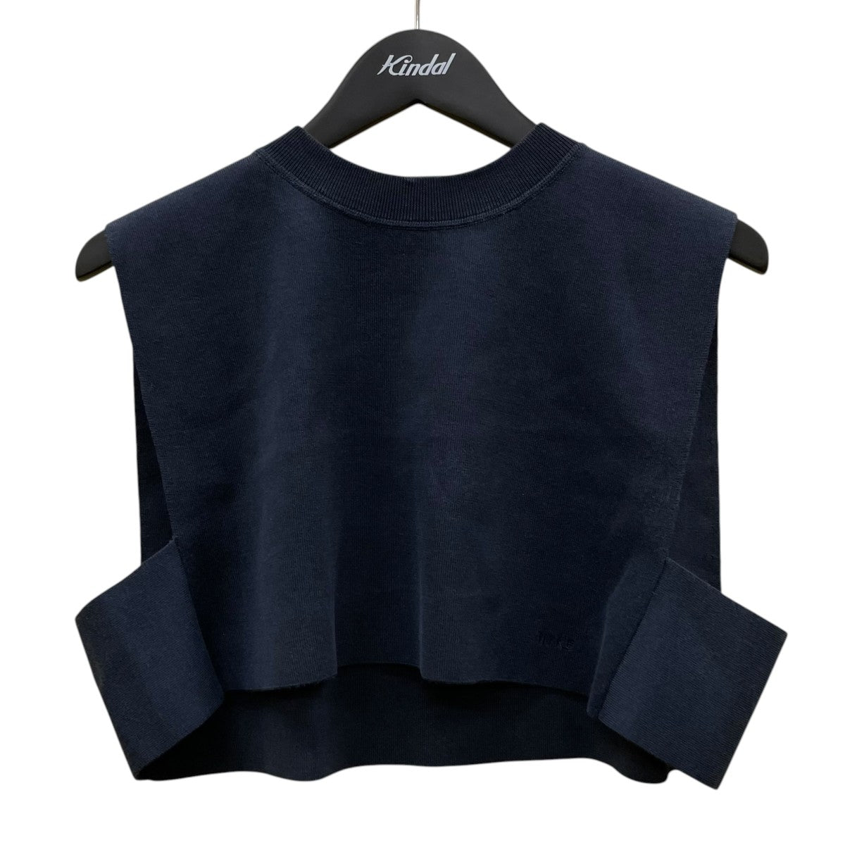 HYKE CROPPED TOP SWEATERスウェット ニットベスト221 11260 013 古着・中古-1枚目のアイテム画像
