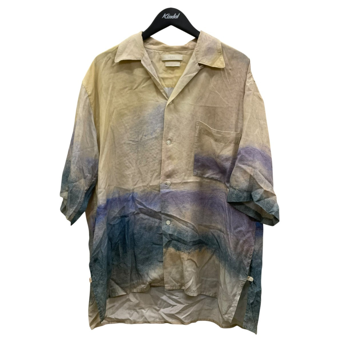 YOKE LANDSCAPE PRINTED OPEN COLLAR SHIRT半袖シャツYK24SS0710SH 古着・中古-1枚目のアイテム画像