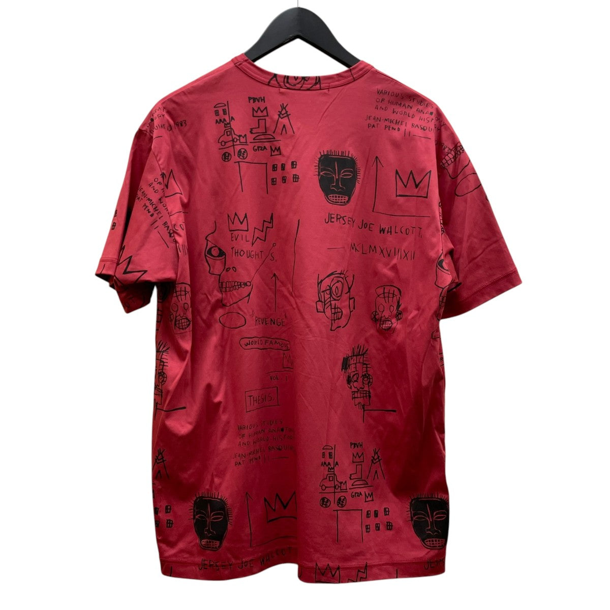 JUNYA WATANABE MAN 23SSJean Michel Basquiatコラボプリント 半袖Tシャツ コットンTシャツWK T023 古着・中古-2枚目のアイテム画像