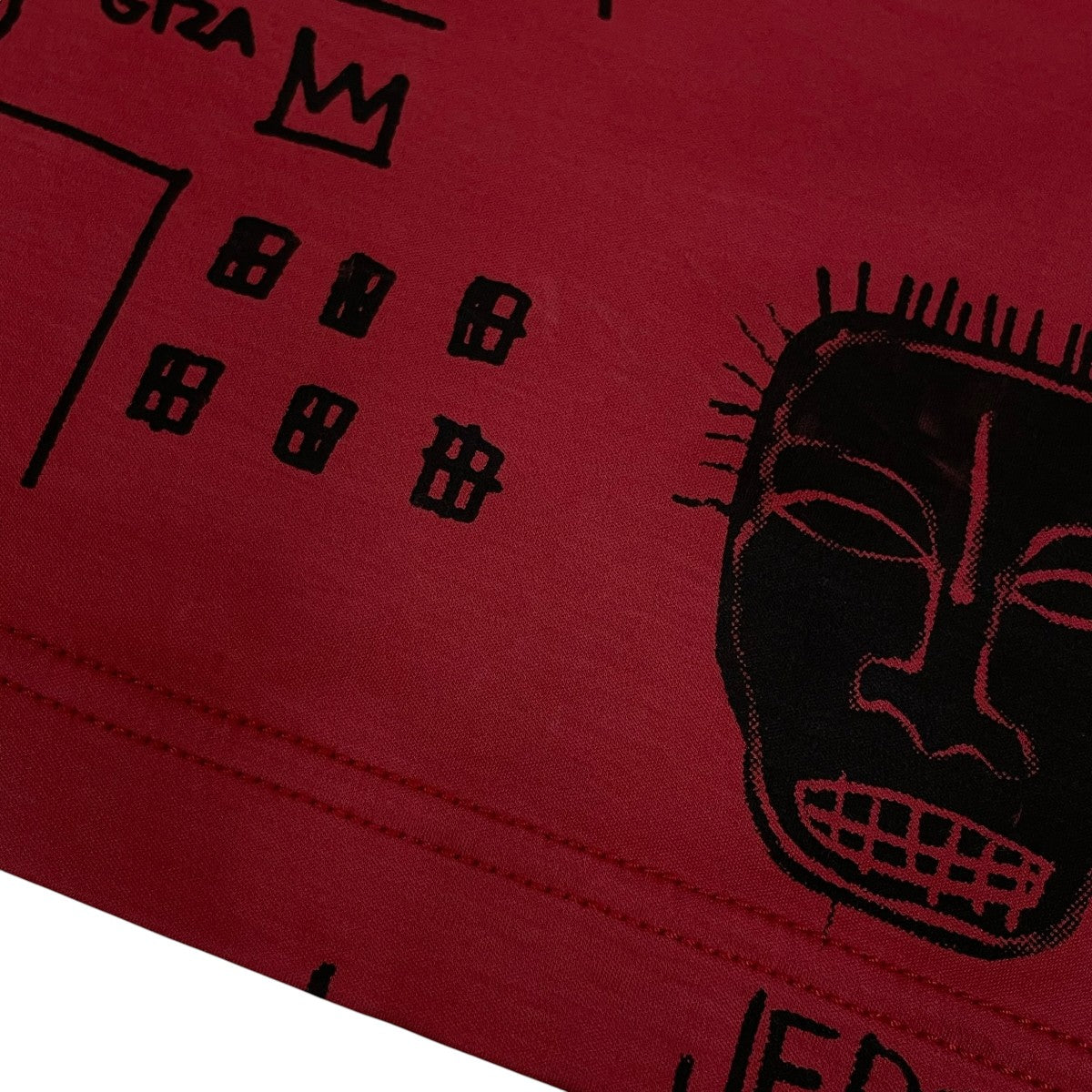 JUNYA WATANABE MAN 23SSJean Michel Basquiatコラボプリント 半袖Tシャツ コットンTシャツWK T023 古着・中古-6枚目のアイテム画像