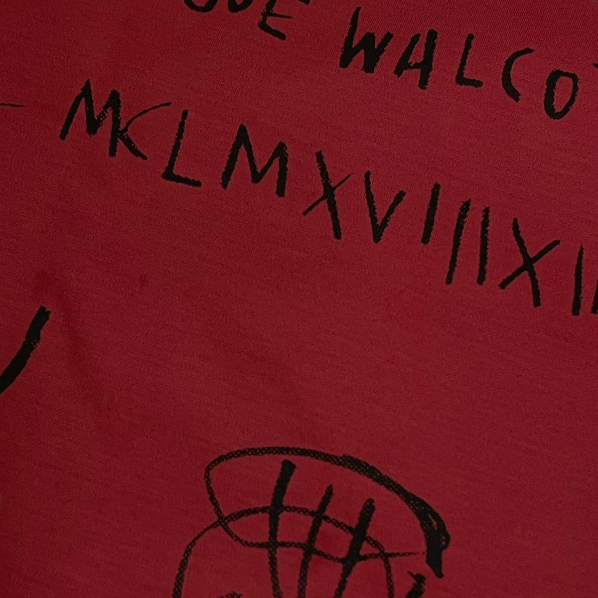 JUNYA WATANABE MAN 23SSJean Michel Basquiatコラボプリント 半袖Tシャツ コットンTシャツWK T023 古着・中古-9枚目のアイテム画像