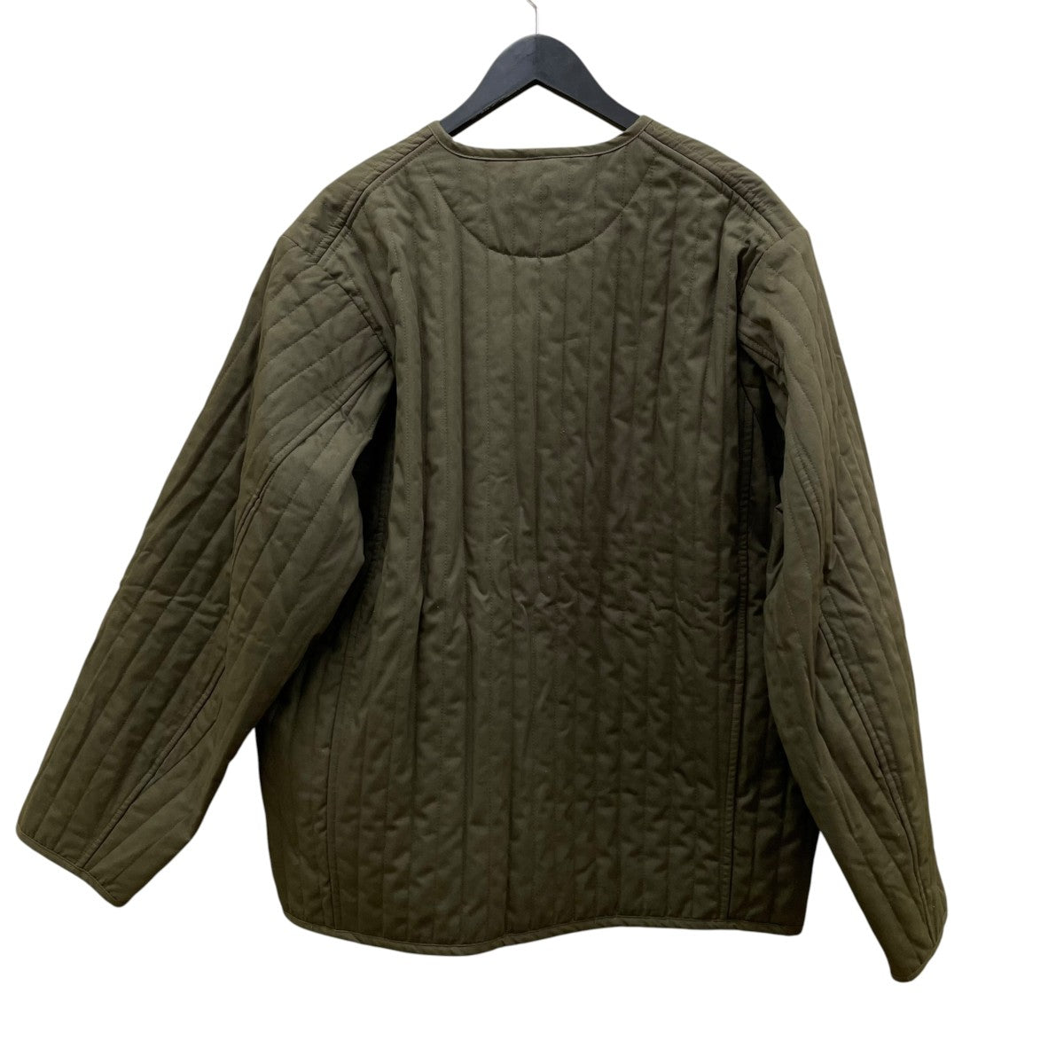 ARMY TWILL キルティング ノーカラーコート 古着・中古-2枚目のアイテム画像