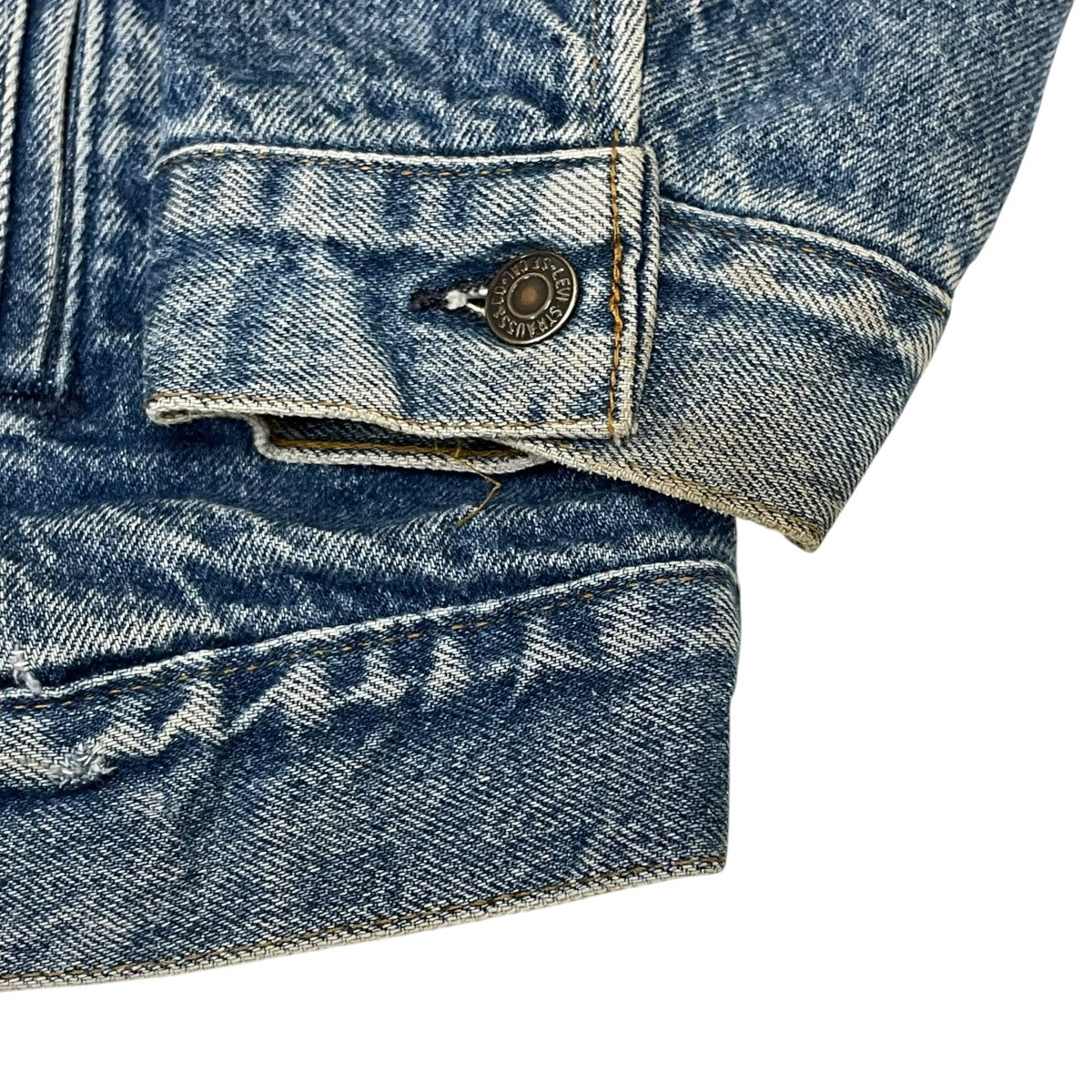 LEVI’S 80sフランネルライナー MADE IN USAデニムジャケット70411 0824 古着・中古-4枚目のアイテム画像