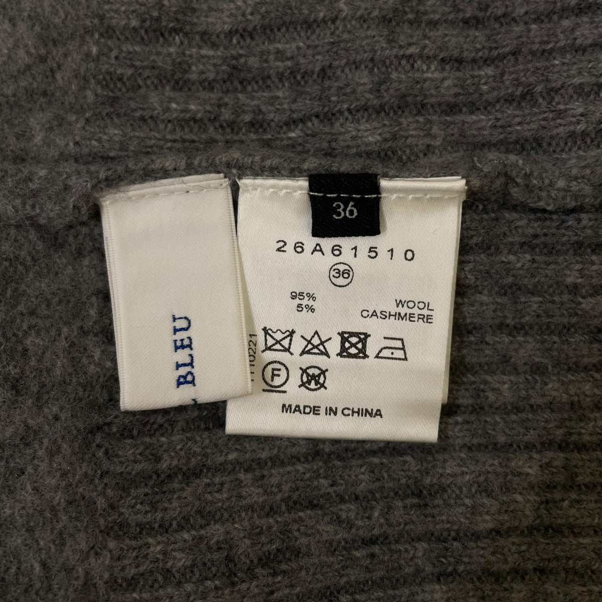 Wool Cashmere Turtle Neck Knitウール カシミヤ タートルネックニット26A61510