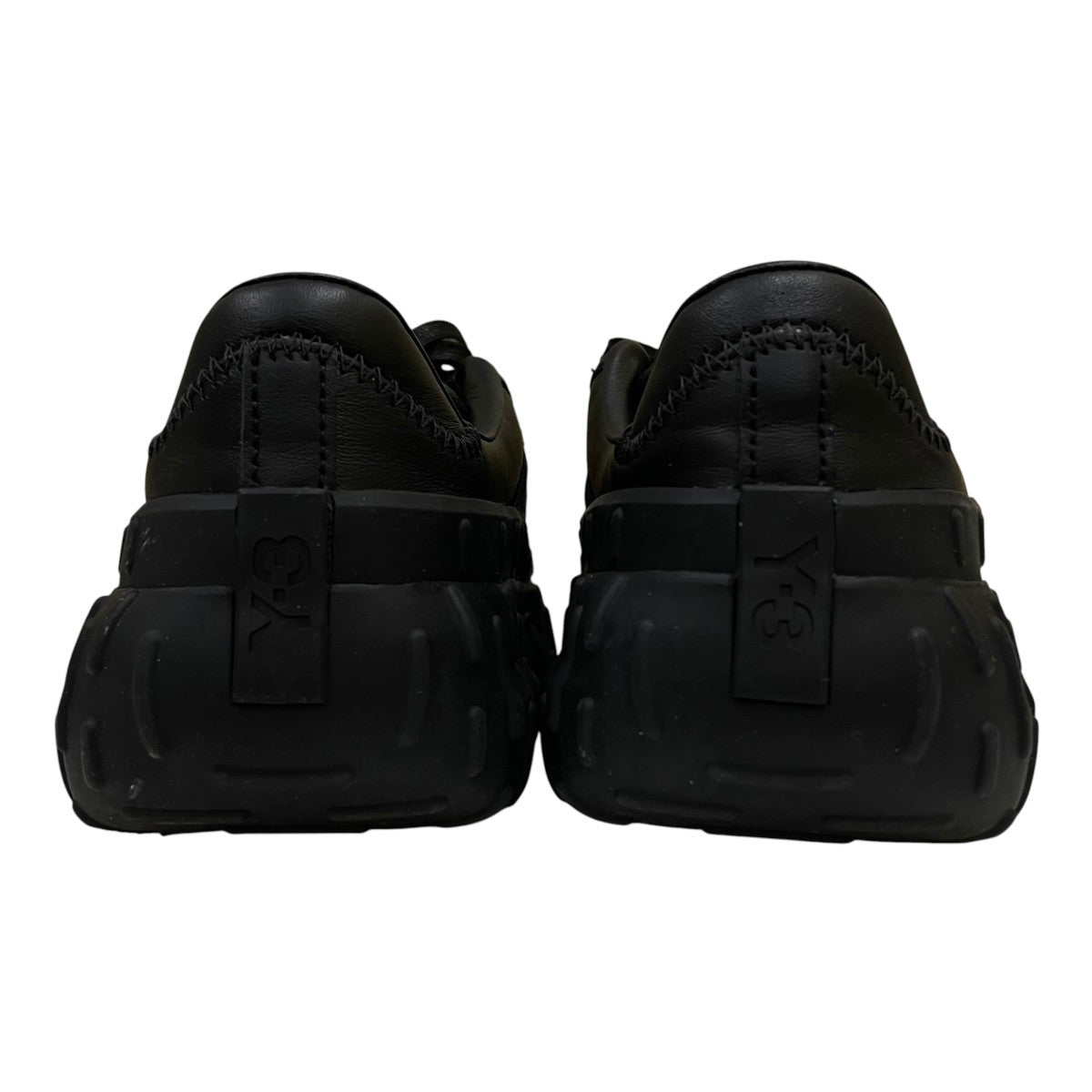 GR．1Pブラックレザー 厚底 ローカットスニーカーFZ6392