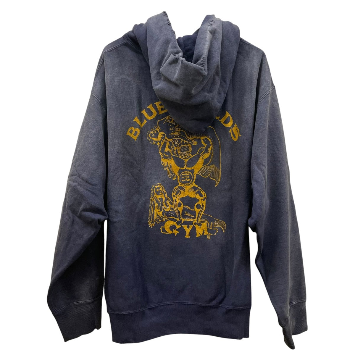 US NAVY SEALAB HOODIEダメージ加工 コットン スウェット オーバーサイズ プルオーバーフーディー