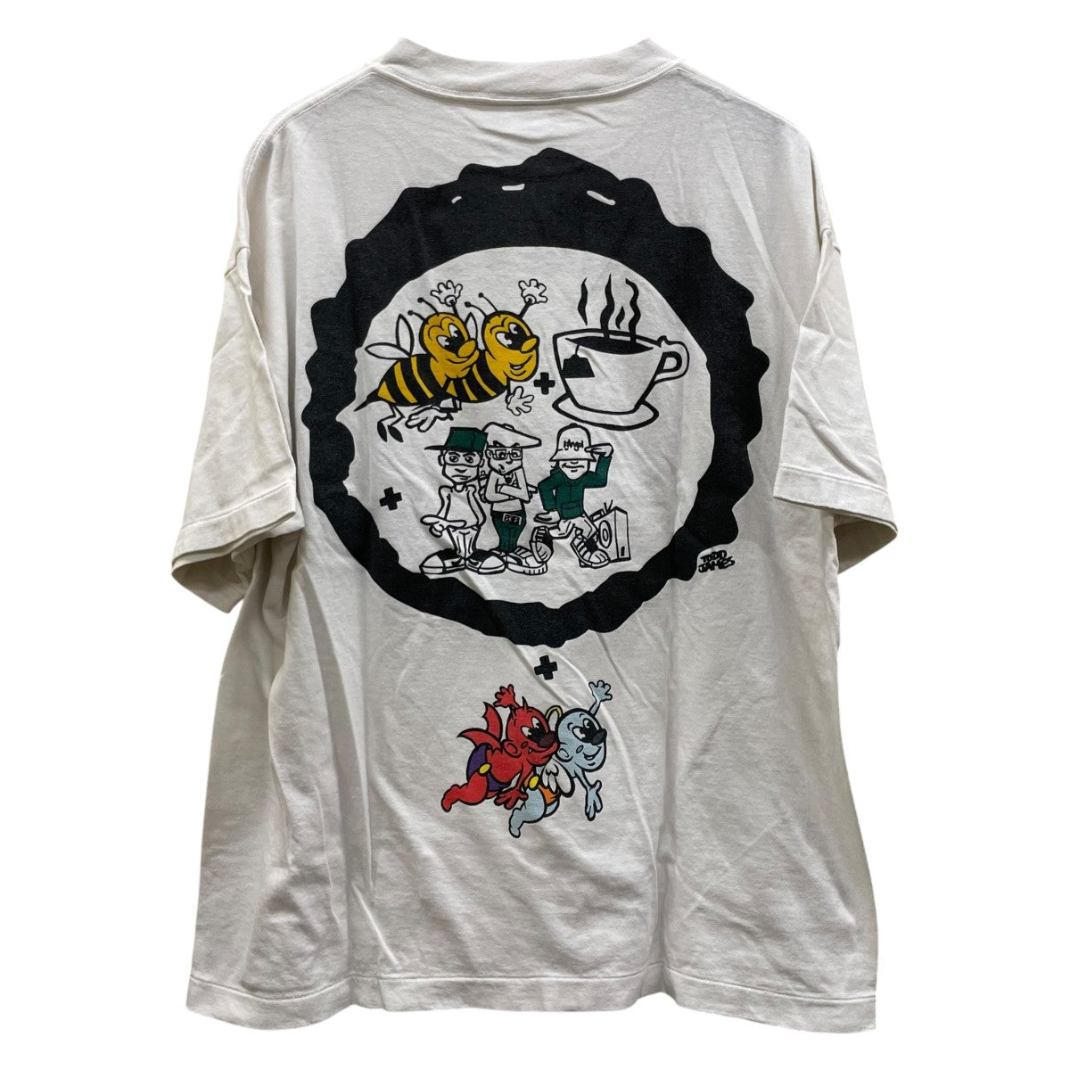 SAINT MICHAEL BTB SS T-SHIRTプリント 半袖Tシャツ コットンTシャツSM-MK8-0000-C23 古着・中古-2枚目のアイテム画像