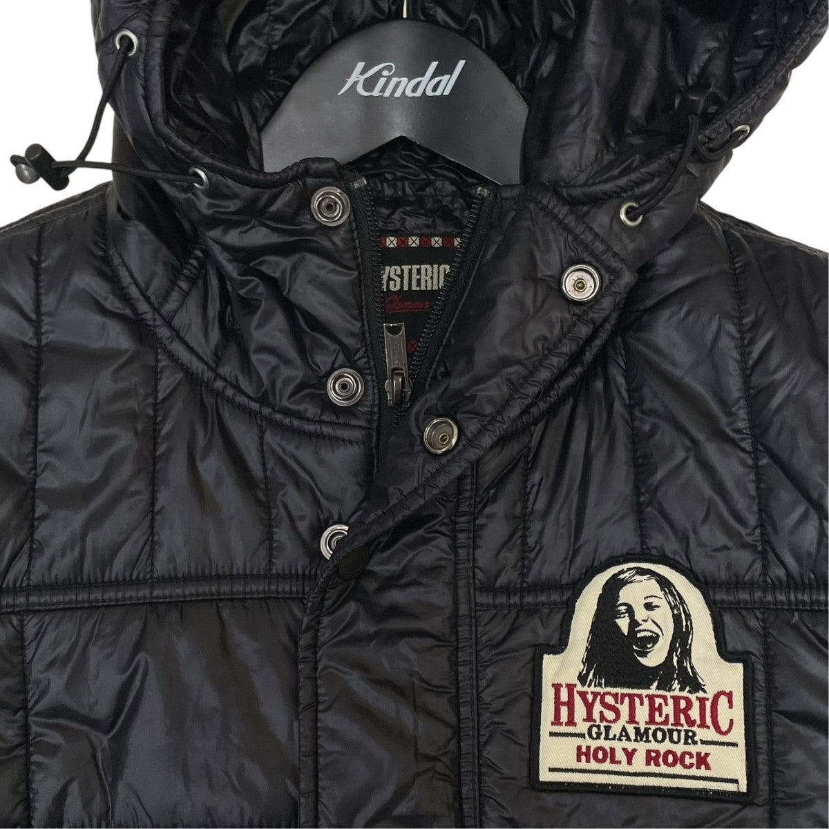 Hysteric Glamour プリマロフト ナイロンタフタ フーデッド中綿ブルゾン中綿ジャケット0204AB01 古着・中古-3枚目のアイテム画像