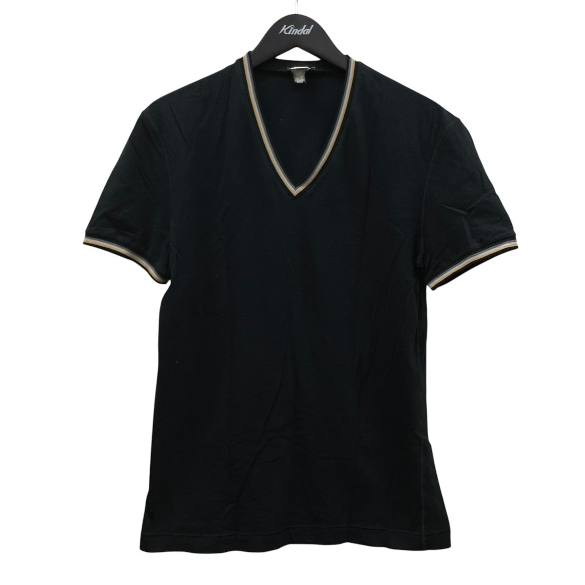 DOLCE ＆ GABBANA Vネック 半袖Tシャツ コットンTシャツ 古着・中古-1枚目のアイテム画像