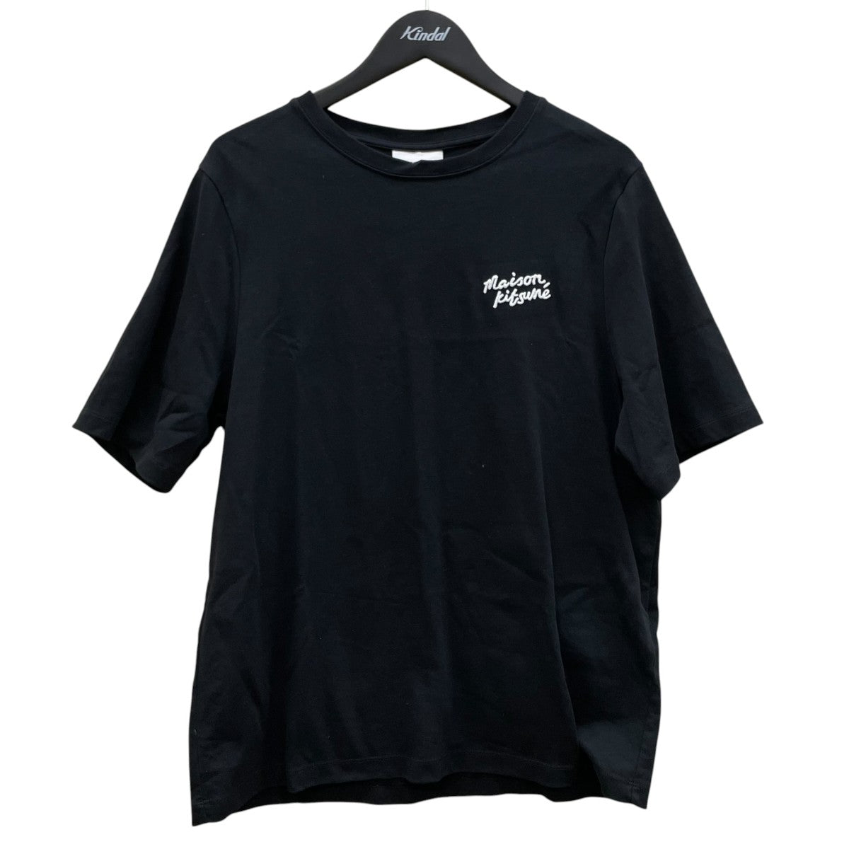 MAISON KITSUNE ロゴ刺繍 半袖Tシャツ コットンTシャツMW00126KJ0119 古着・中古-1枚目のアイテム画像