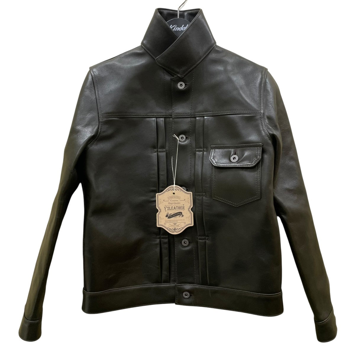Y’2 LEATHER EB-140 ワイルドエコホース1stジャケットレザージャケットEB-140 古着・中古-1枚目のアイテム画像