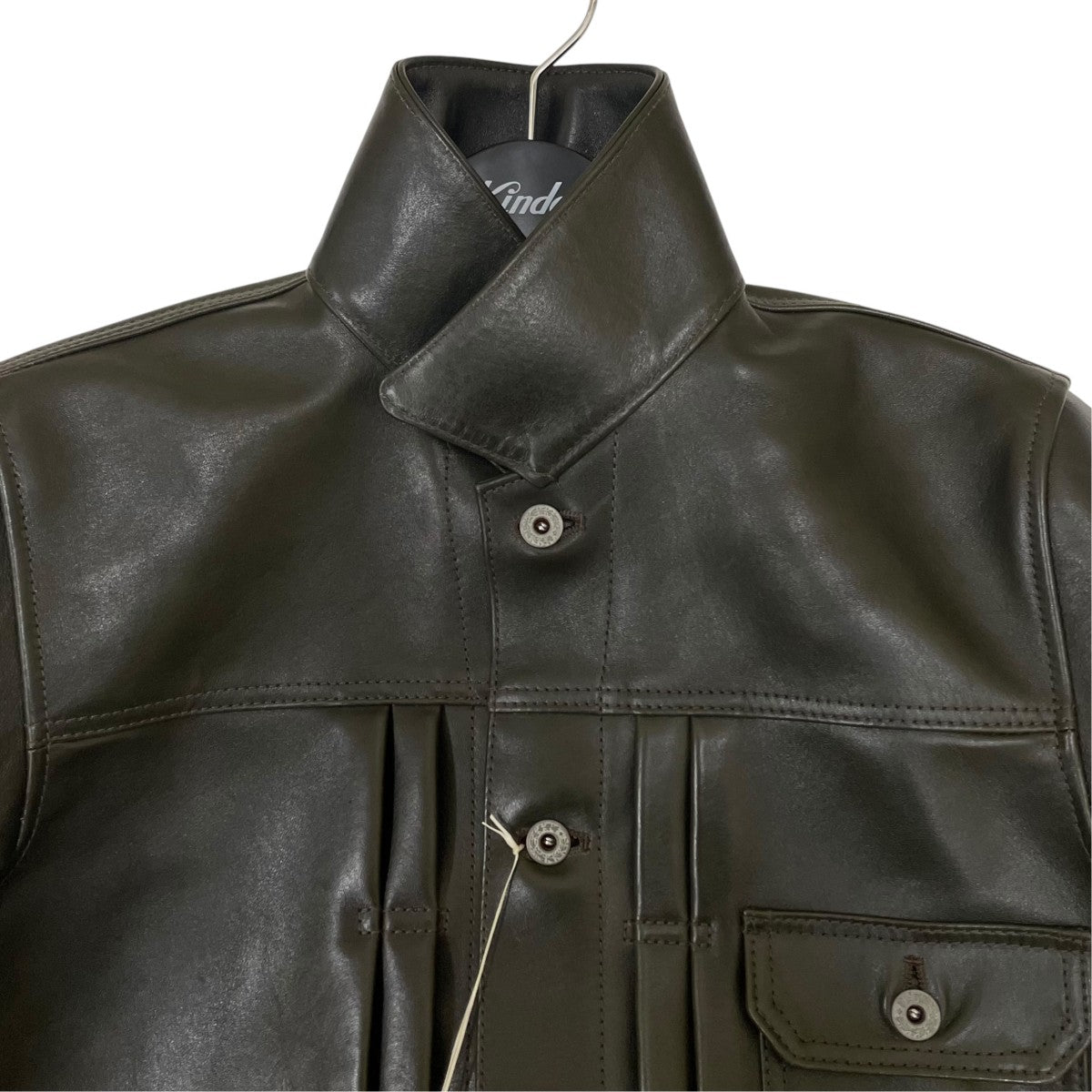 Y’2 LEATHER EB-140 ワイルドエコホース1stジャケットレザージャケットEB-140 古着・中古-3枚目のアイテム画像