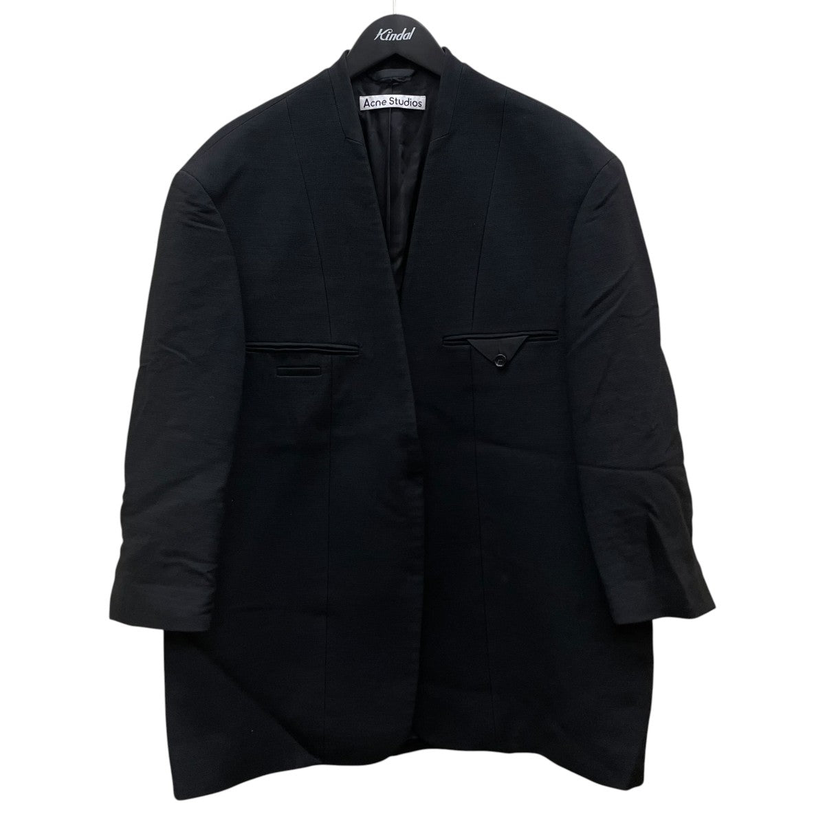 ACNE STUDIOS ノーカラージャケット 古着・中古-1枚目のアイテム画像