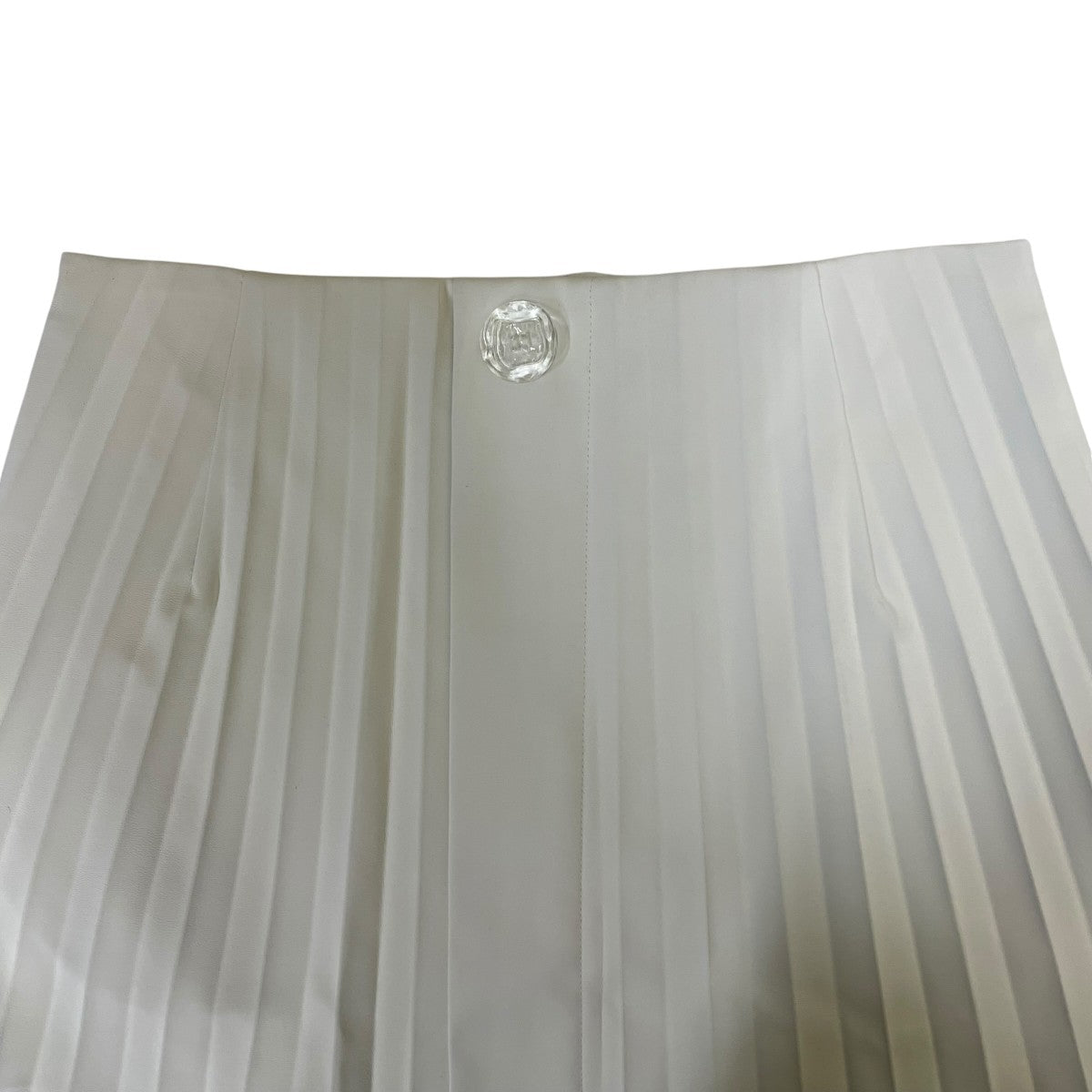 23AWSilky Leather Skirt フェイクレザースカートロング丈 タイト フレアスカート23A87002