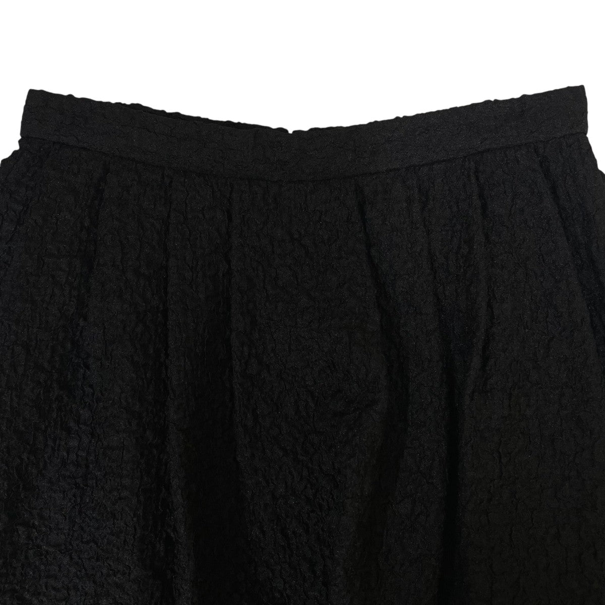 23AWTextured Flare Skirt テクスチャードフレアスカートポリエステル ロングスカート25A67410