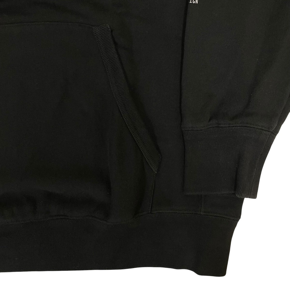 MONCLER×FRAGMENT 19AWロゴパッチ コットン スウェット プルオーバー フーディーE209U8004750 古着・中古-4枚目のアイテム画像
